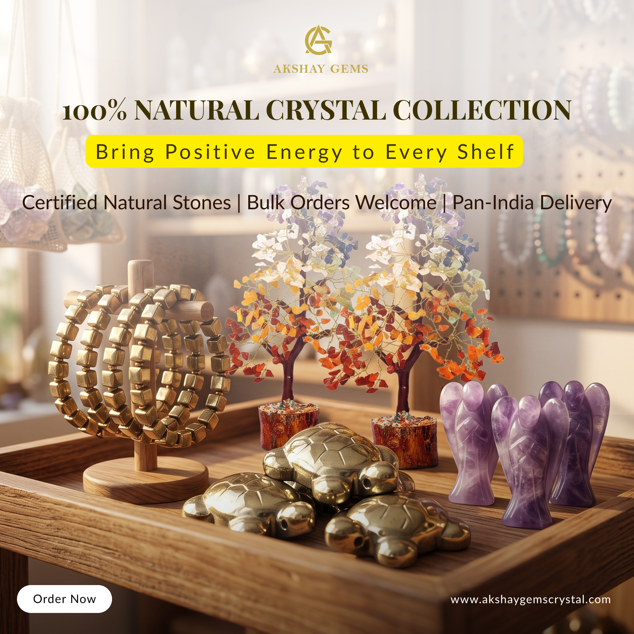 Akshay Gems Crystal Facebook ad