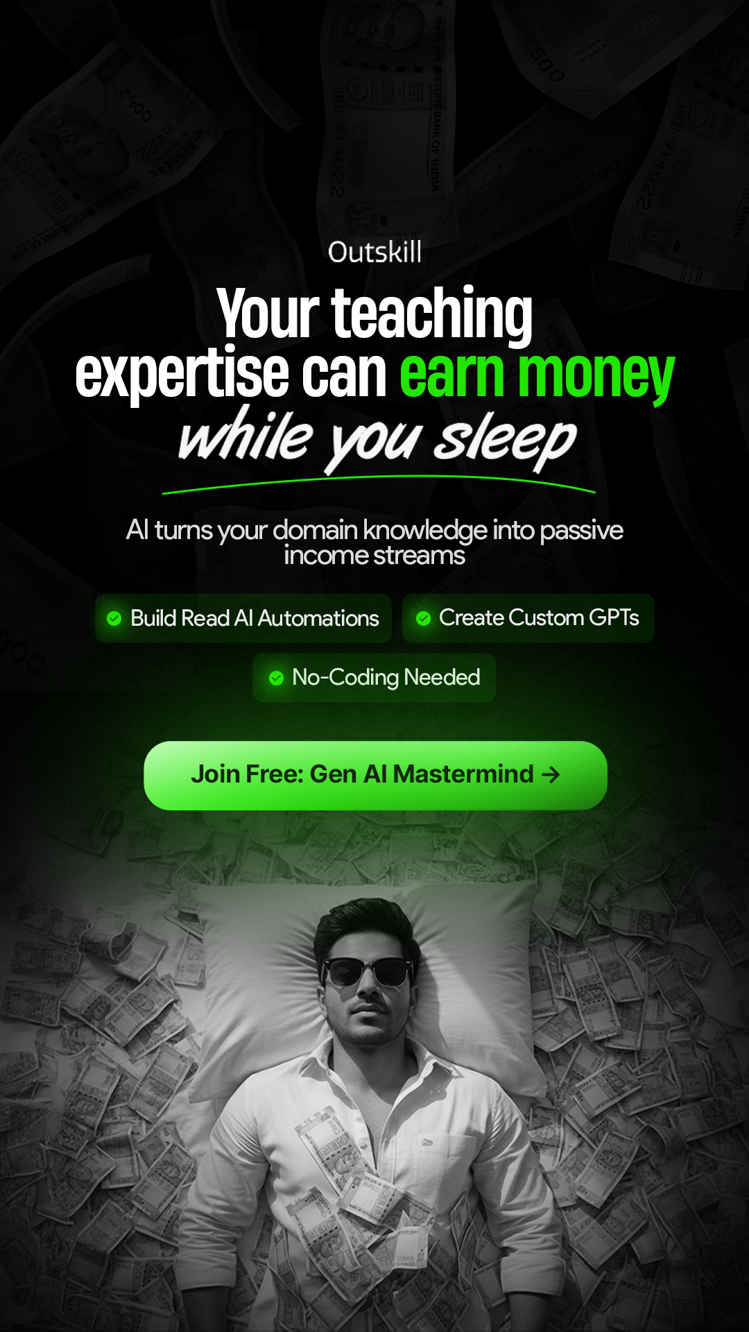 Outskill Facebook ad