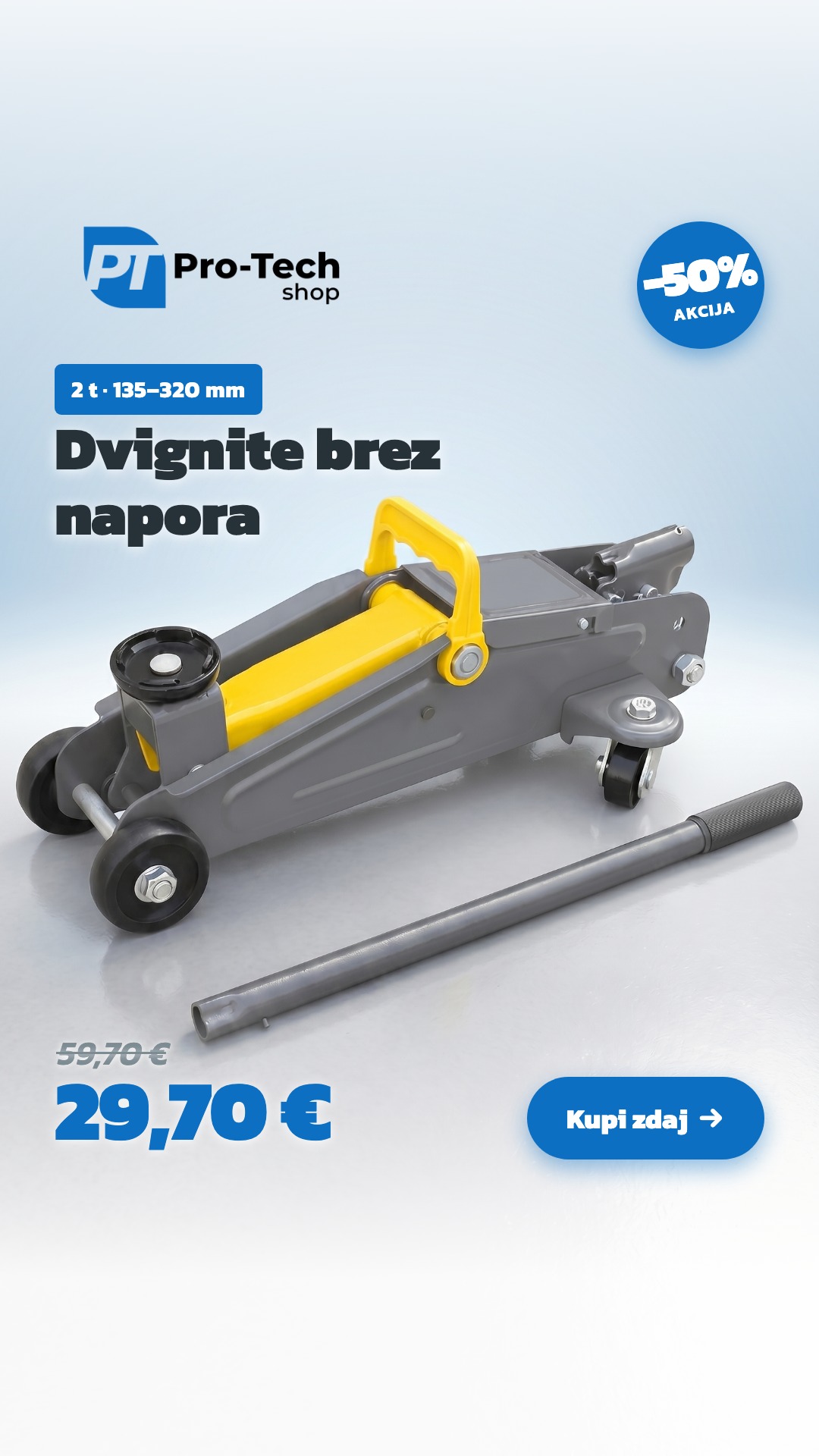 Pro-Tech shop.si Facebook ad