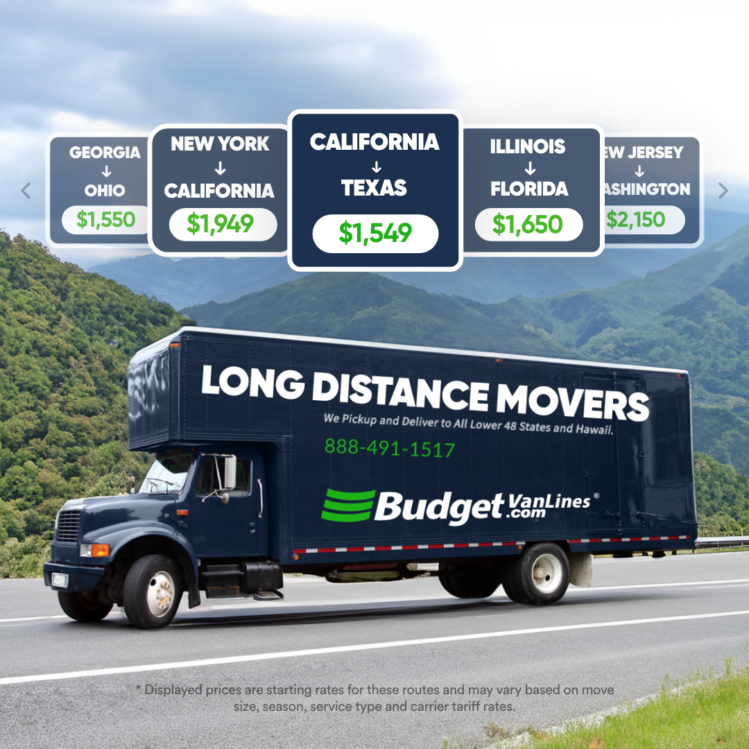 Budget Van Lines Facebook ad