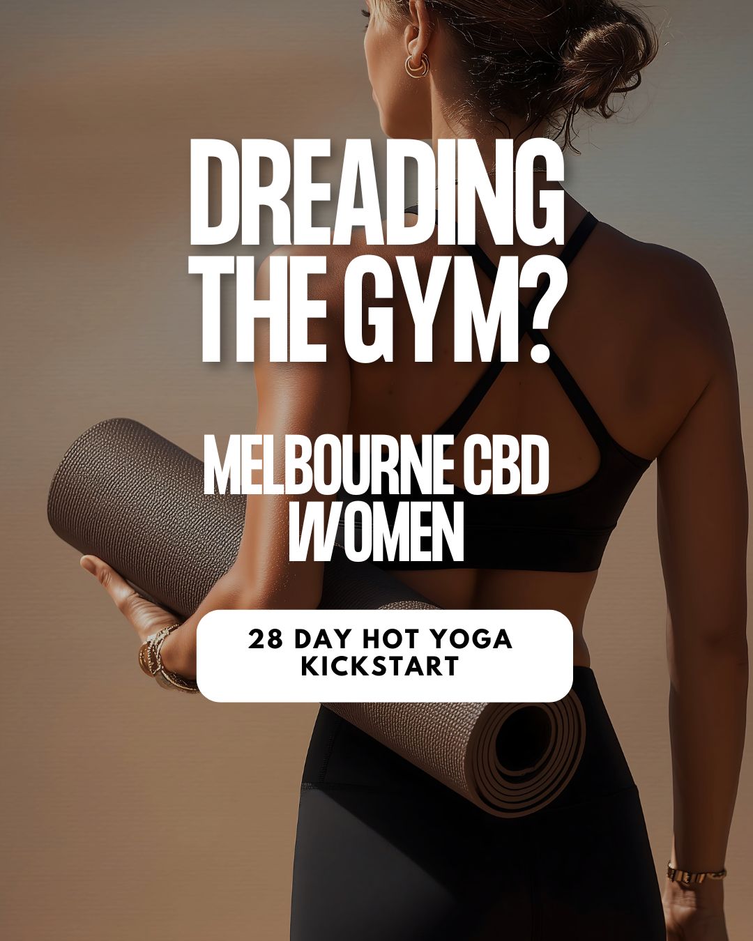 MOVE Yoga Facebook ad: 28-Day Hot Yoga Kickstart | Melbourne CBD