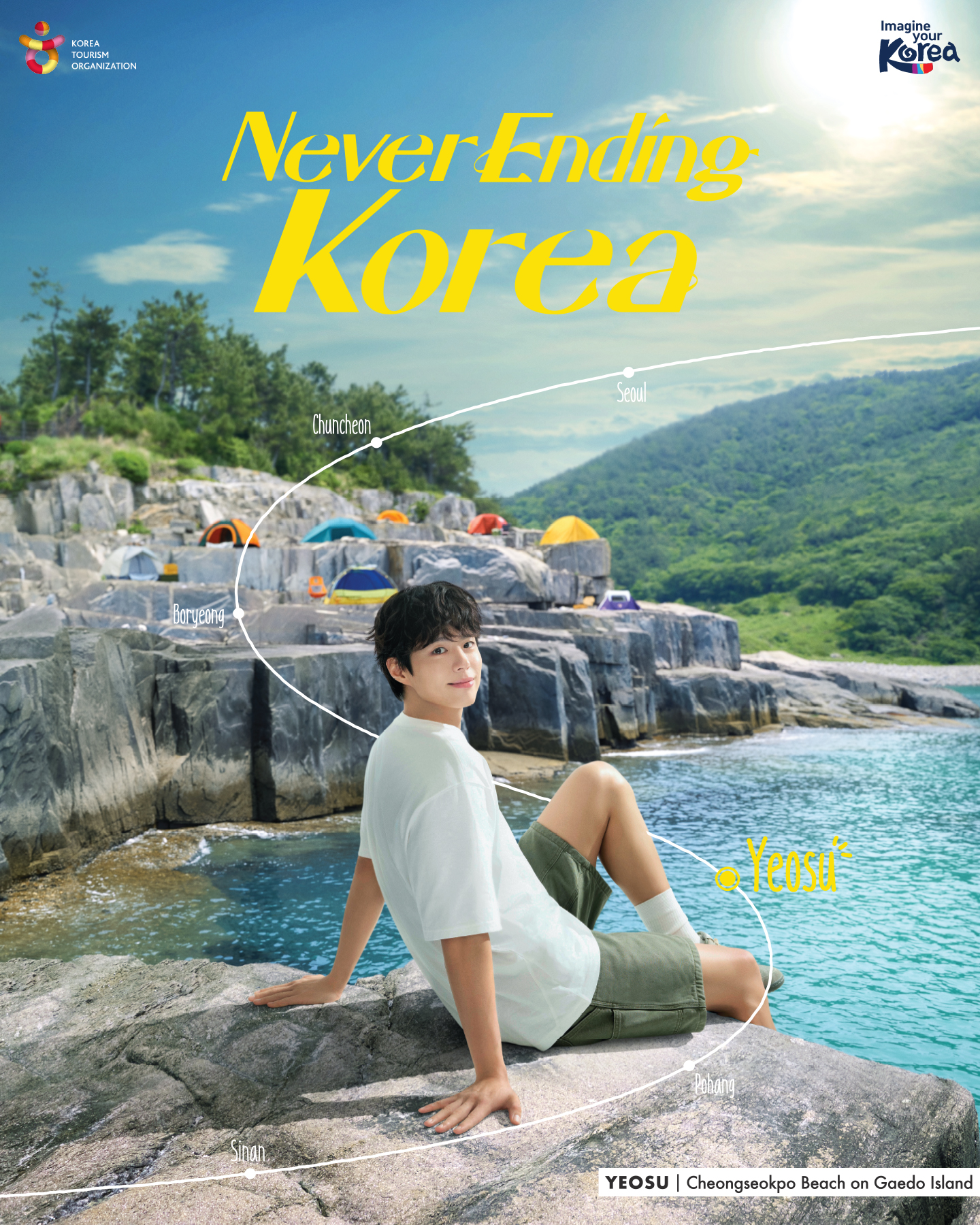 KTO IYK Facebook ad: A country of endless charm, Korea.