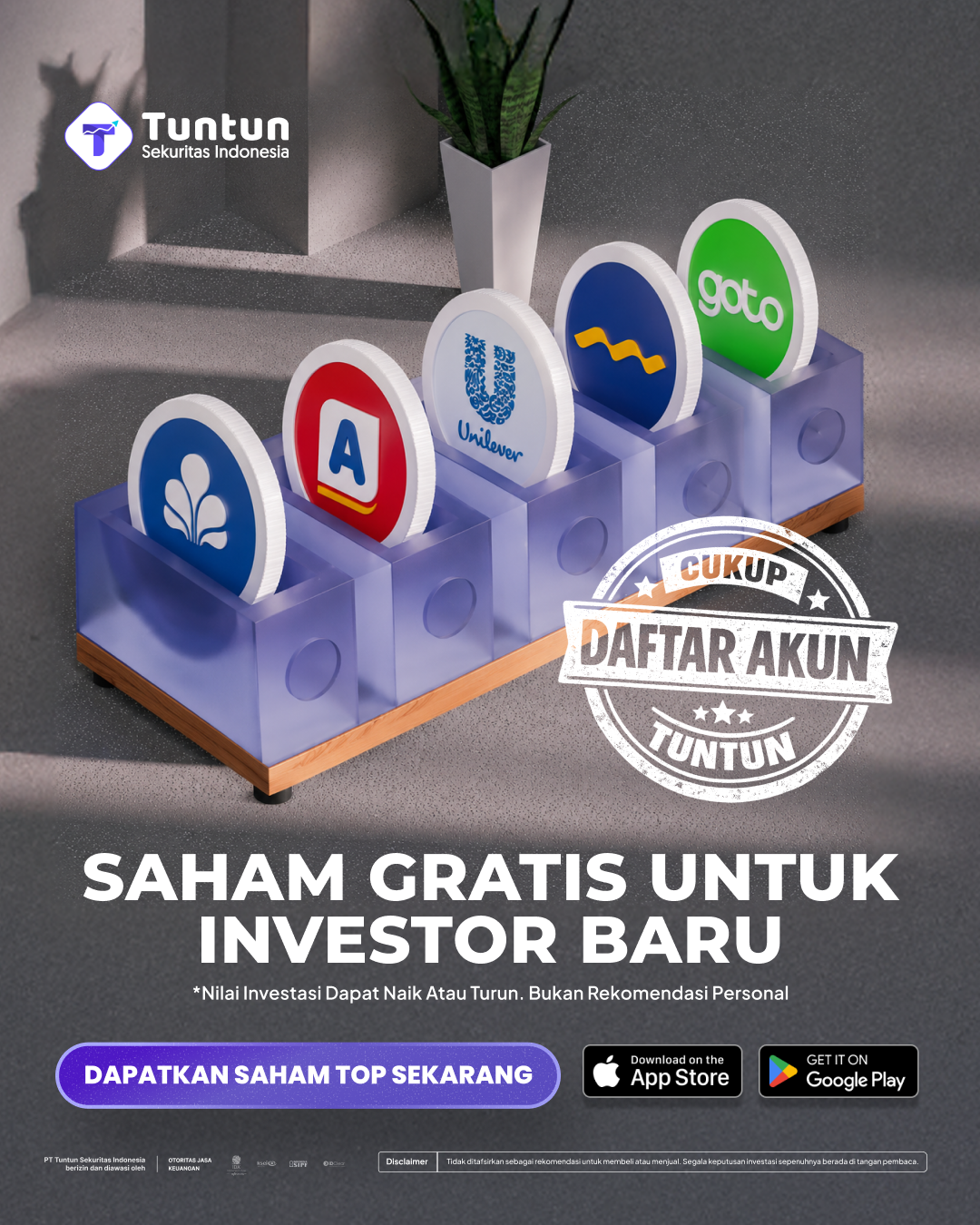 Tuntun Sekuritas Indonesia Facebook ad from Jun 30, 2026