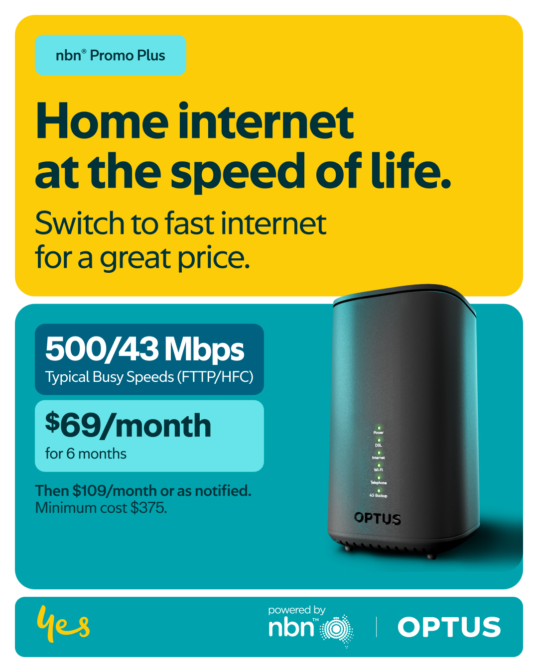Optus Facebook ad