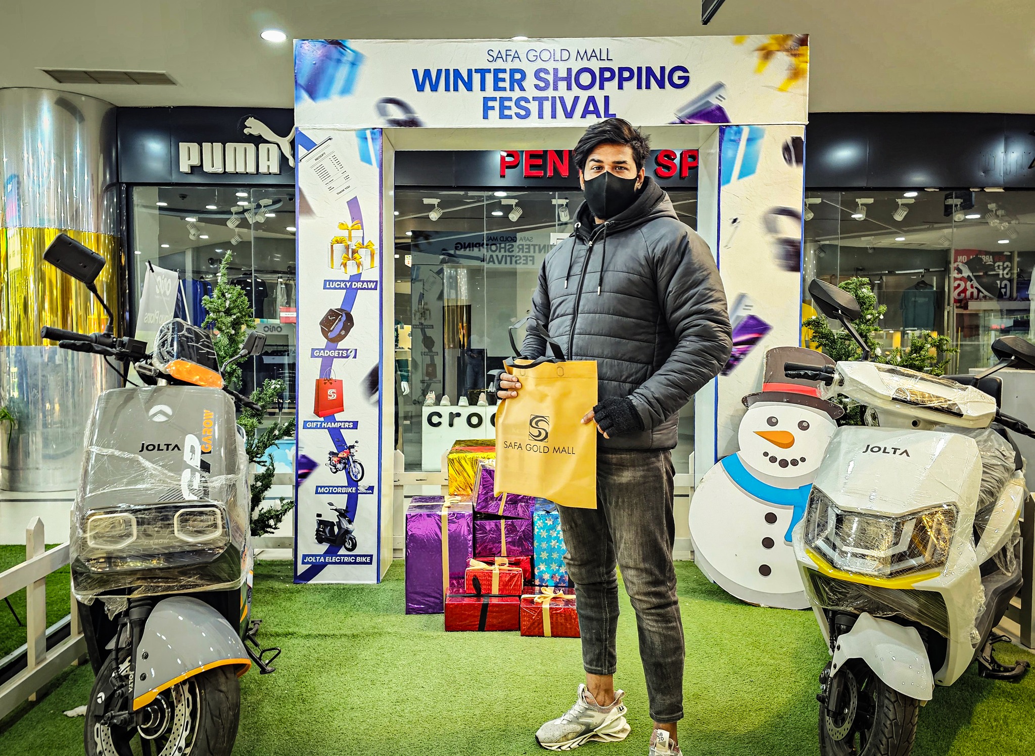 SAFA GOLD MALL Facebook ad: Lucky Draw Winner!
