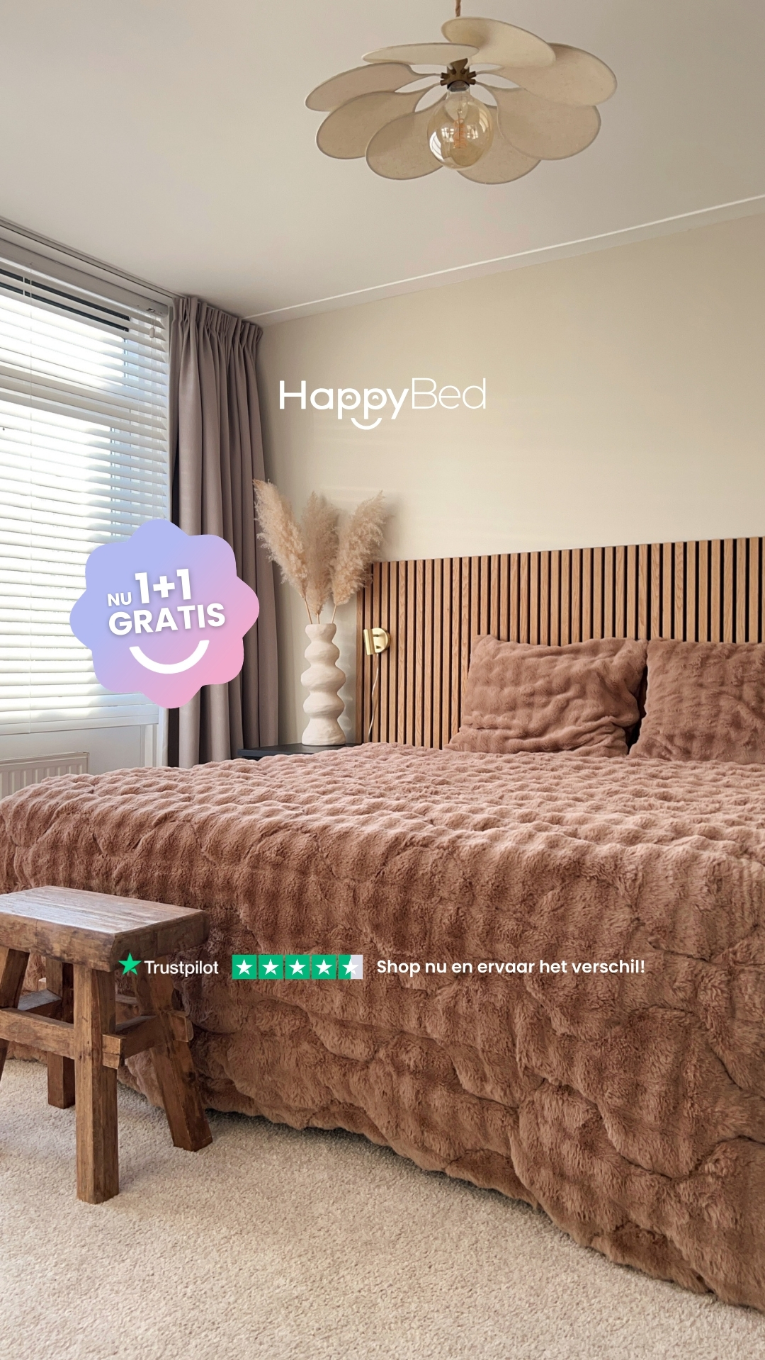 HappyBed Facebook ad