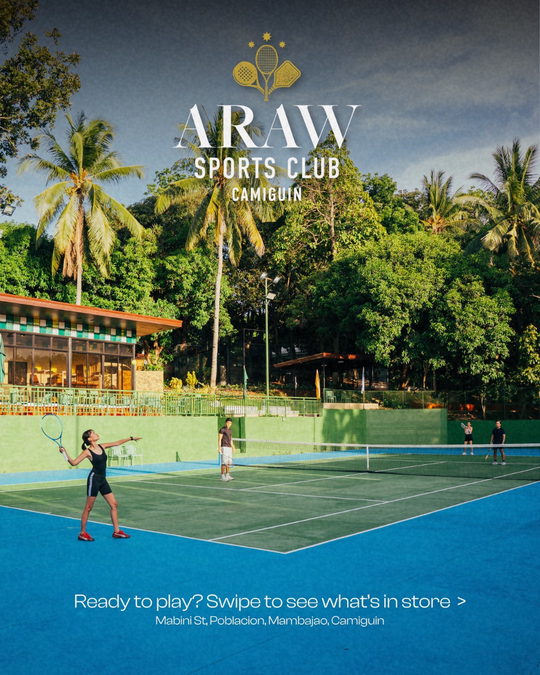 Araw Sports Club Camiguin Facebook ad: Your complete guide to wellness and play is…