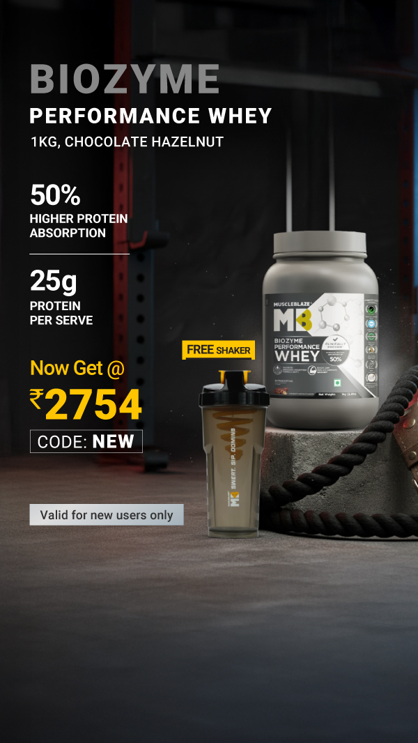 MuscleBlaze Facebook ad