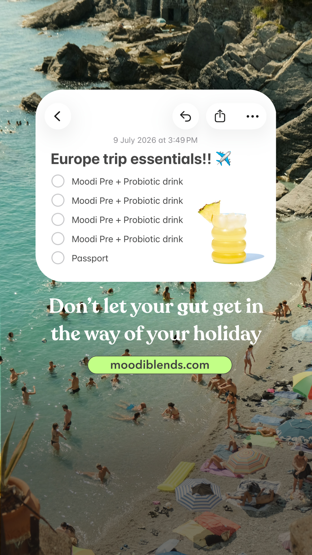 Moodi Facebook ad