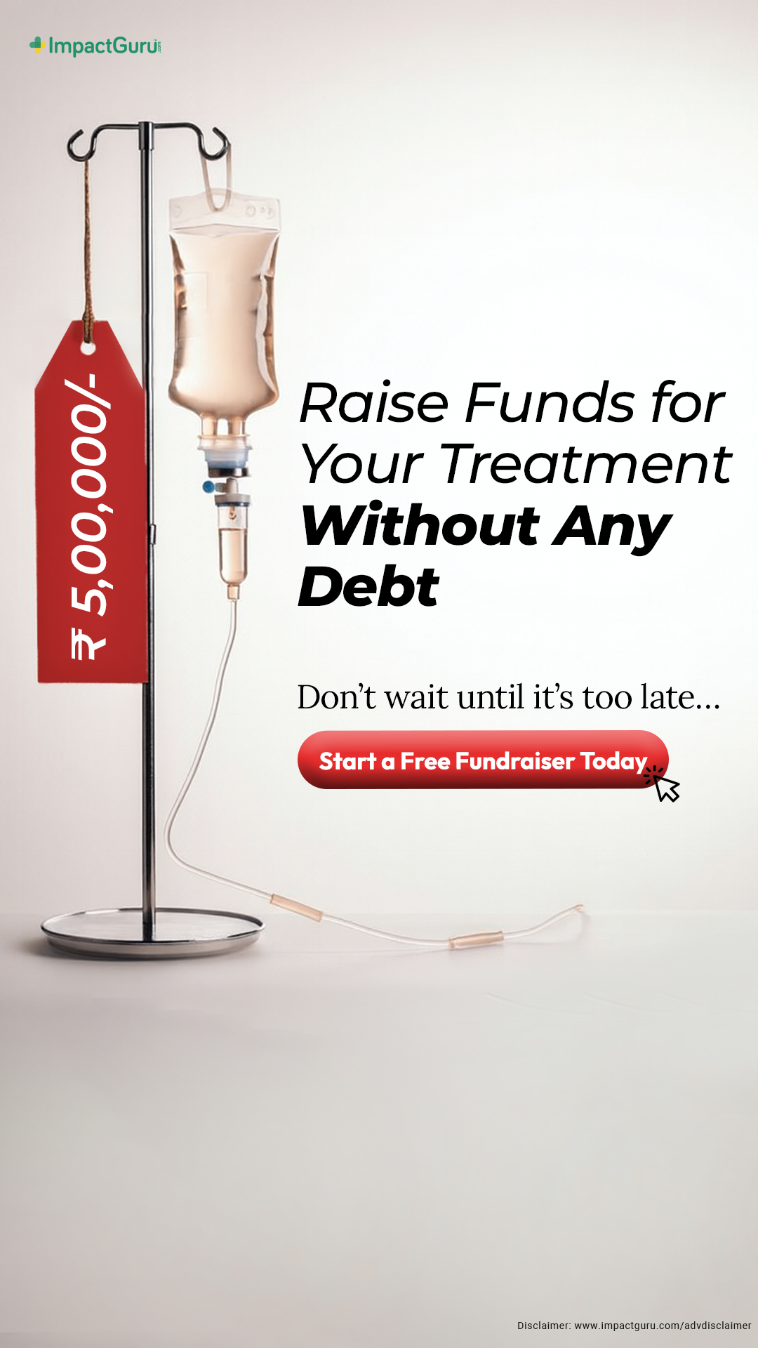 Impact Guru Facebook ad: Get help to pay hospital bills