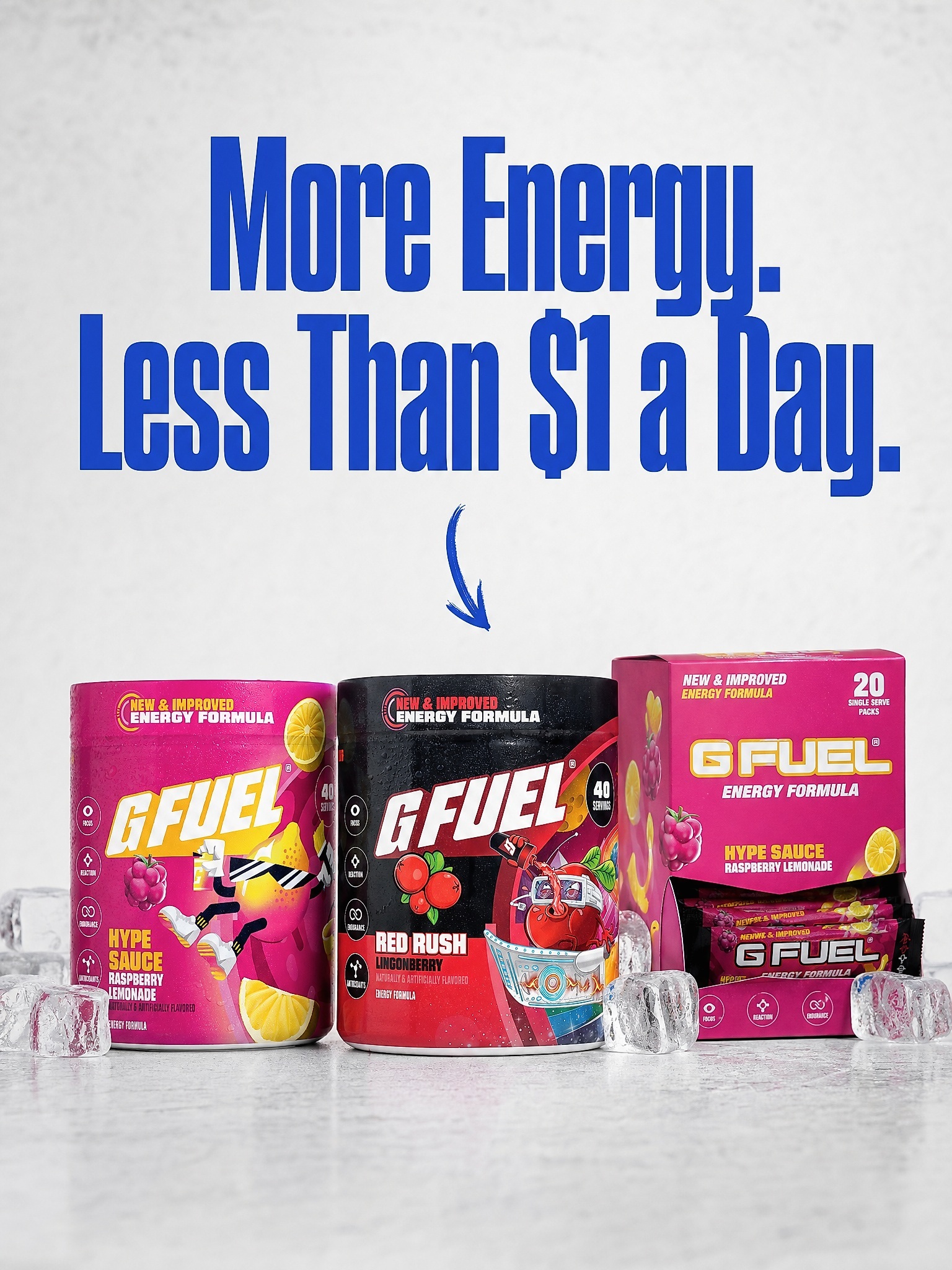 G FUEL Facebook ad