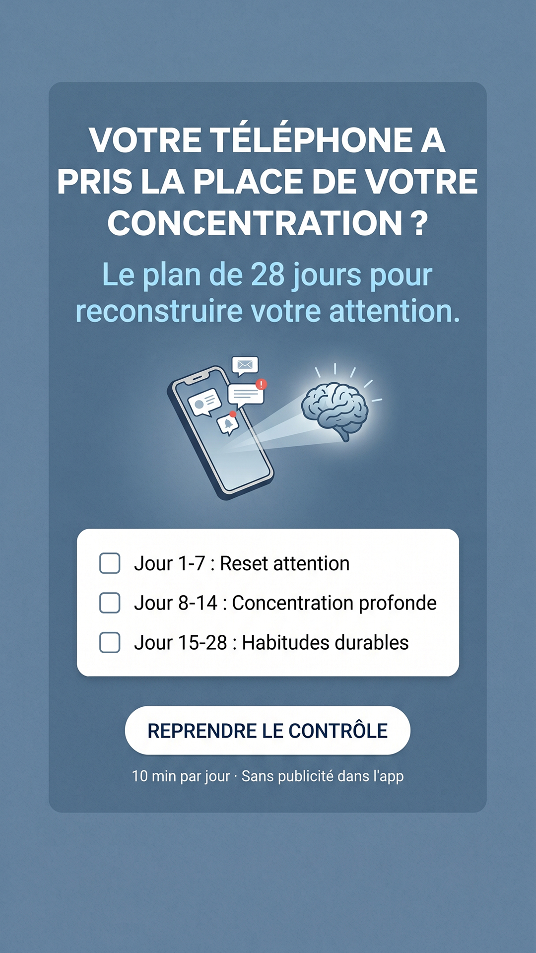 Impulse: Brain Training & Self-Discovery Facebook ad