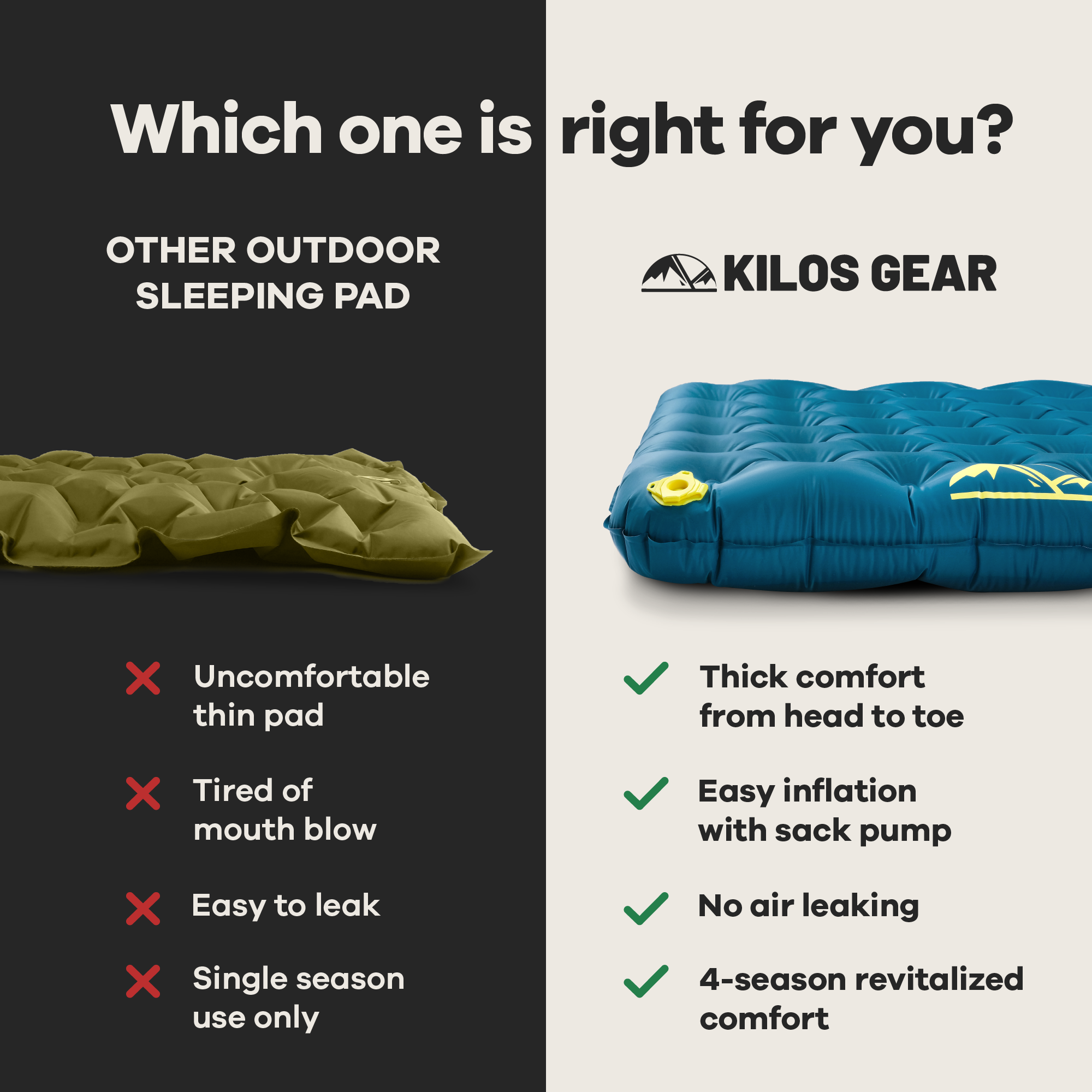 KILOS GEAR Facebook ad