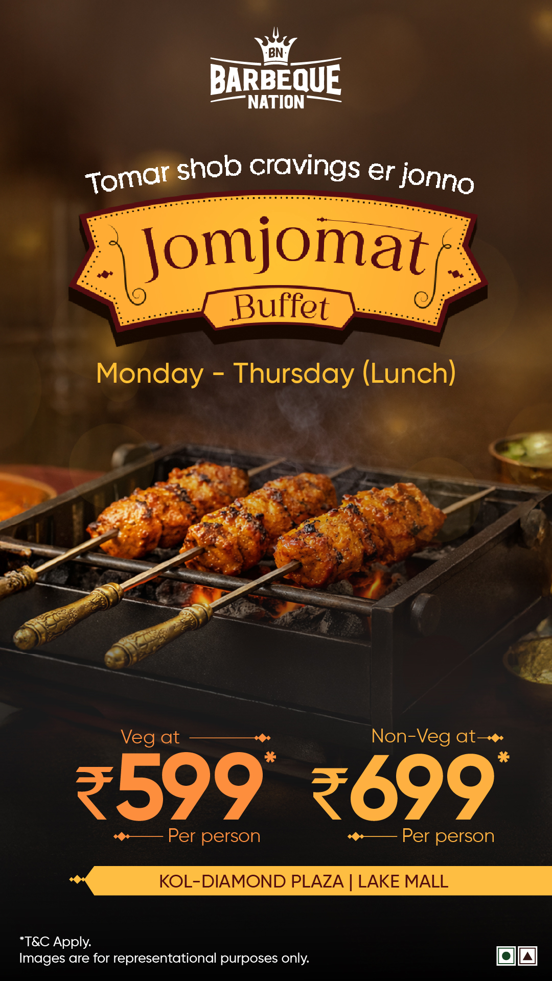Barbeque Nation Facebook ad