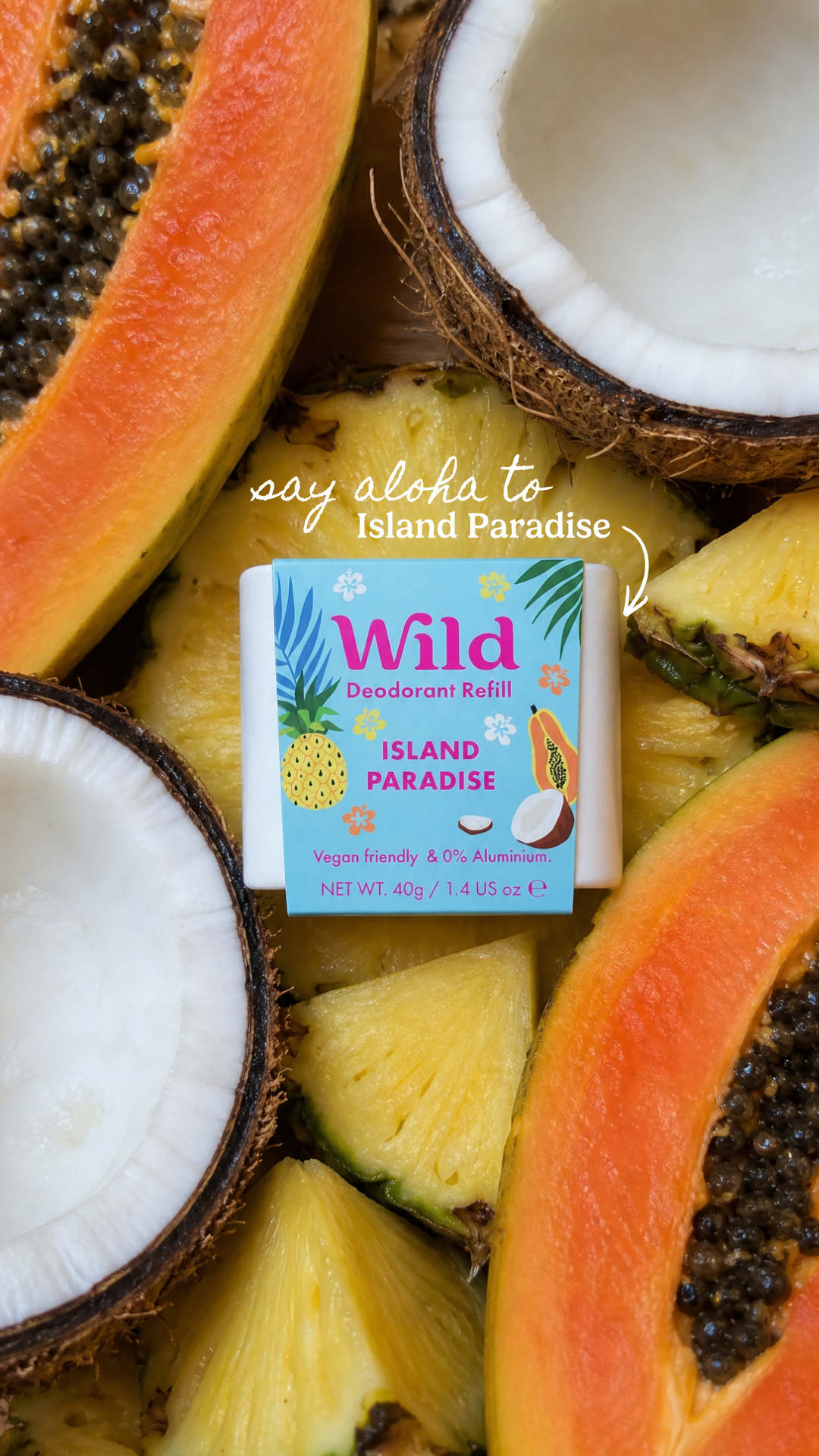 Wild Facebook ad: Smell like an Island Paradise