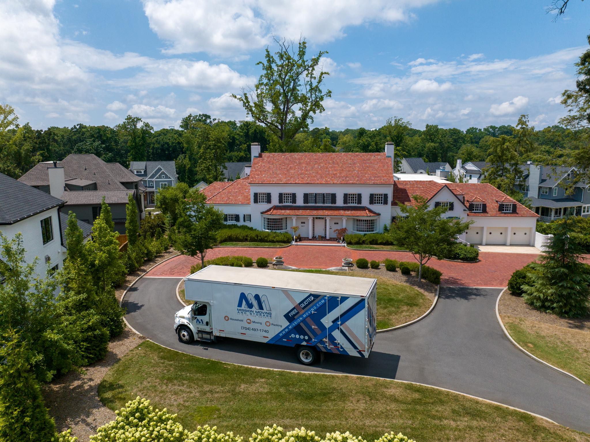 Mission Moving and Storage LLC Facebook ad: Licesned & Insured.