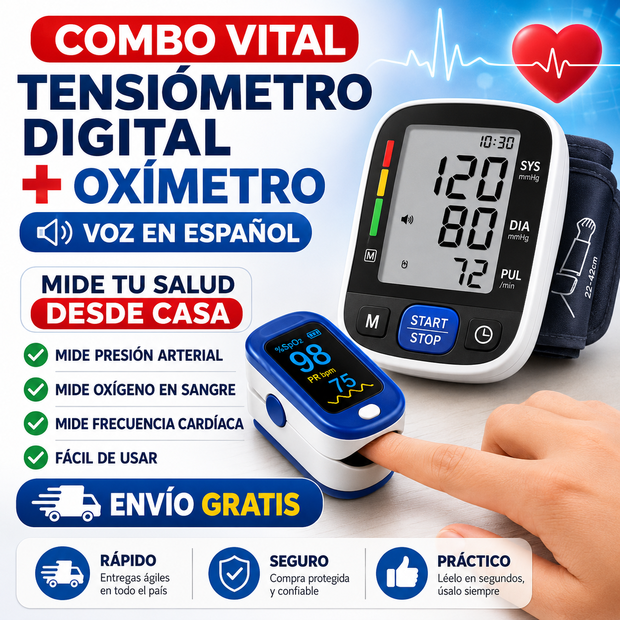 Bumtu Facebook ad: Revisa presión, pulso y oxígeno en casa