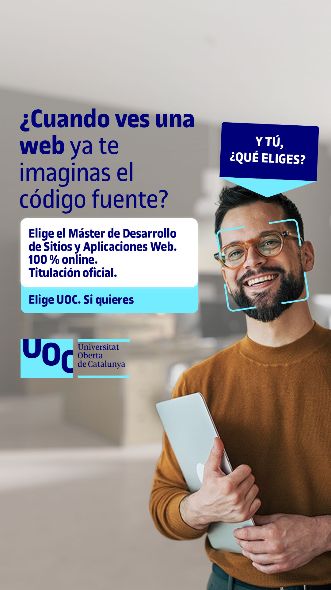 Universitat Oberta de Catalunya (UOC) Facebook ad