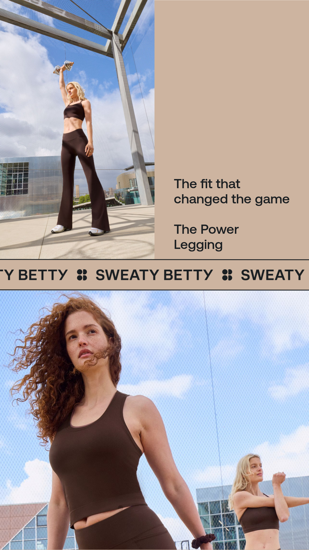 Sweaty Betty Facebook ad