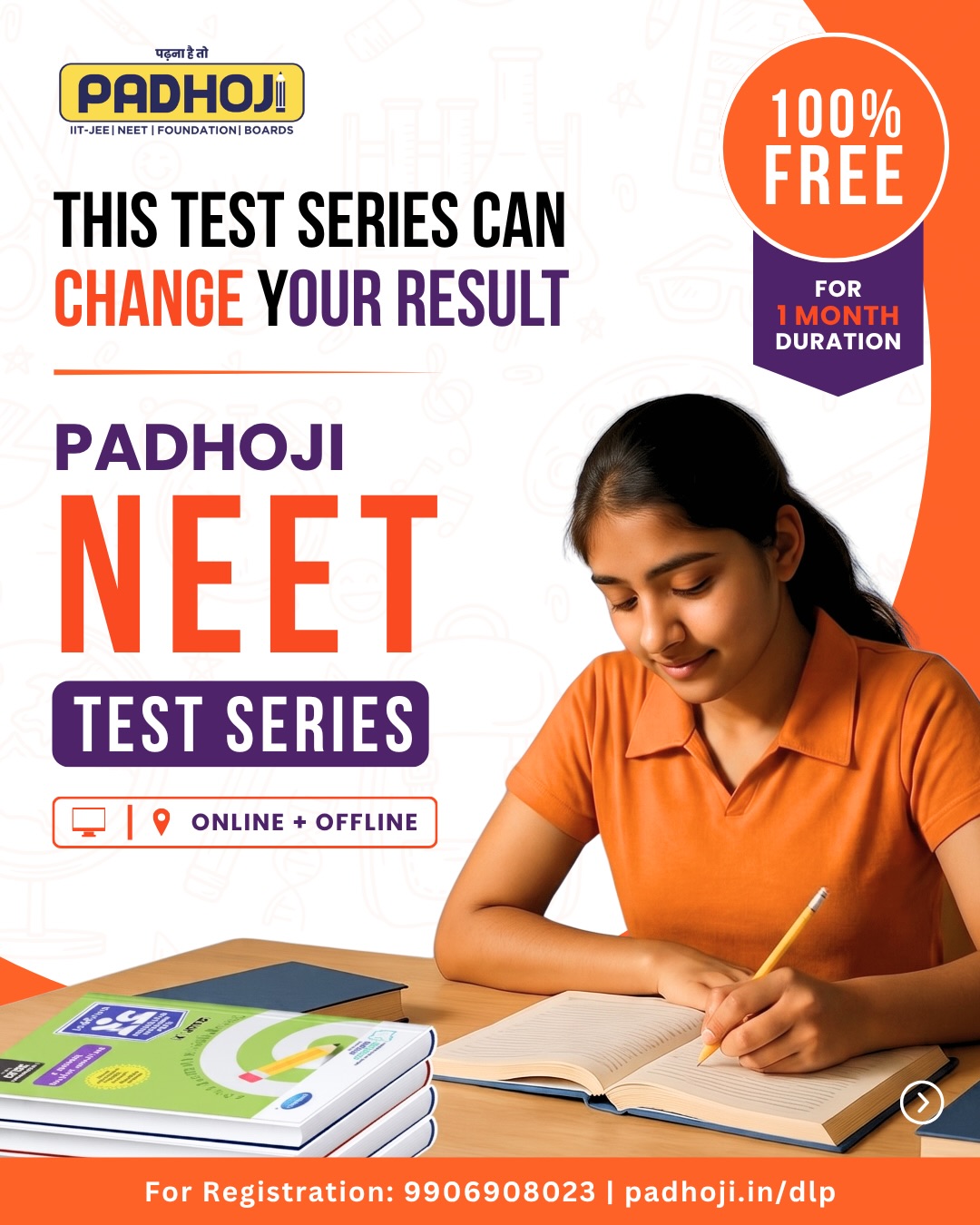 Padhoji Institutions Facebook ad: One month can genuinely change the way you…