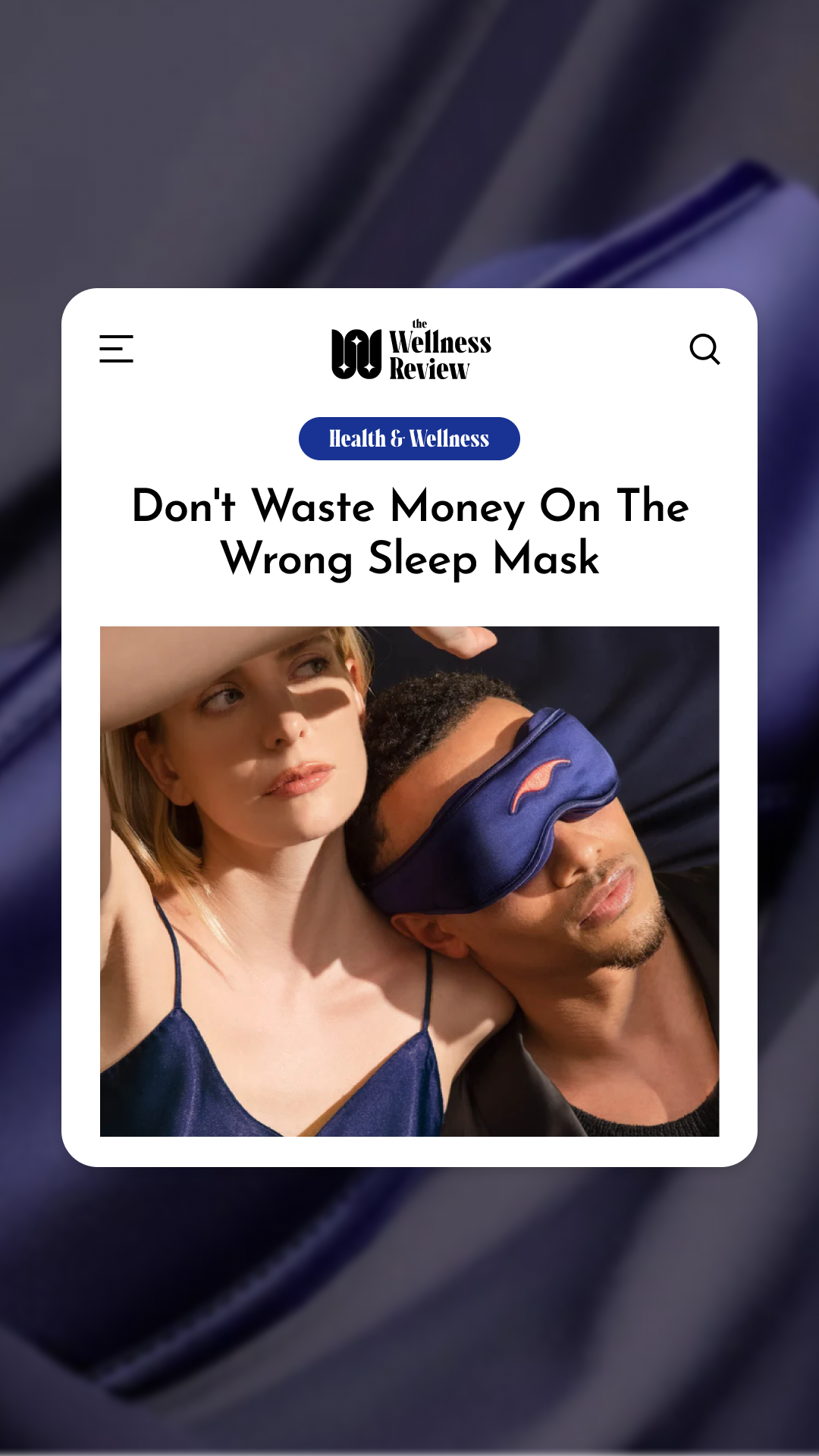 Manta Sleep Facebook ad