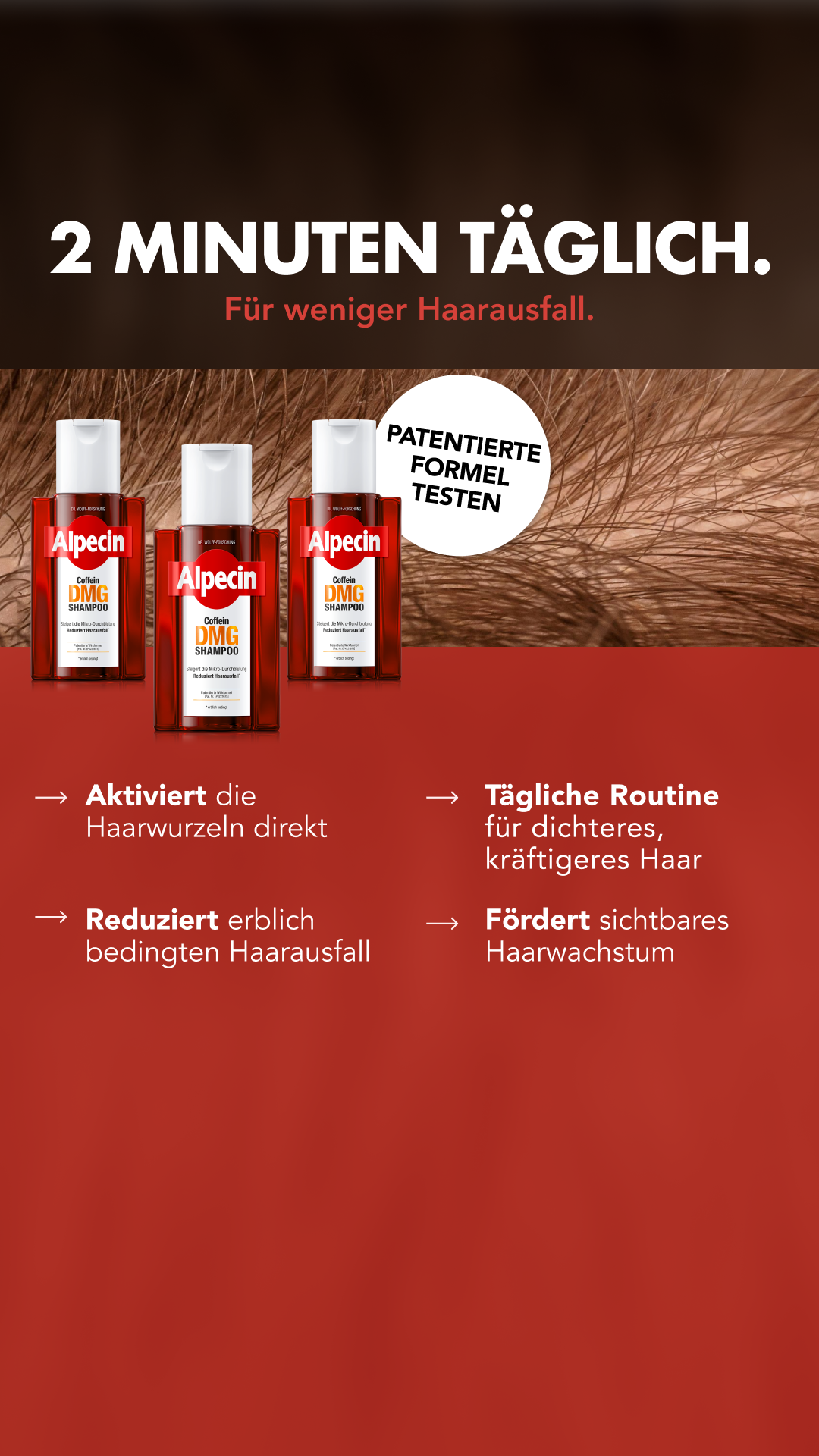 Alpecin Facebook ad