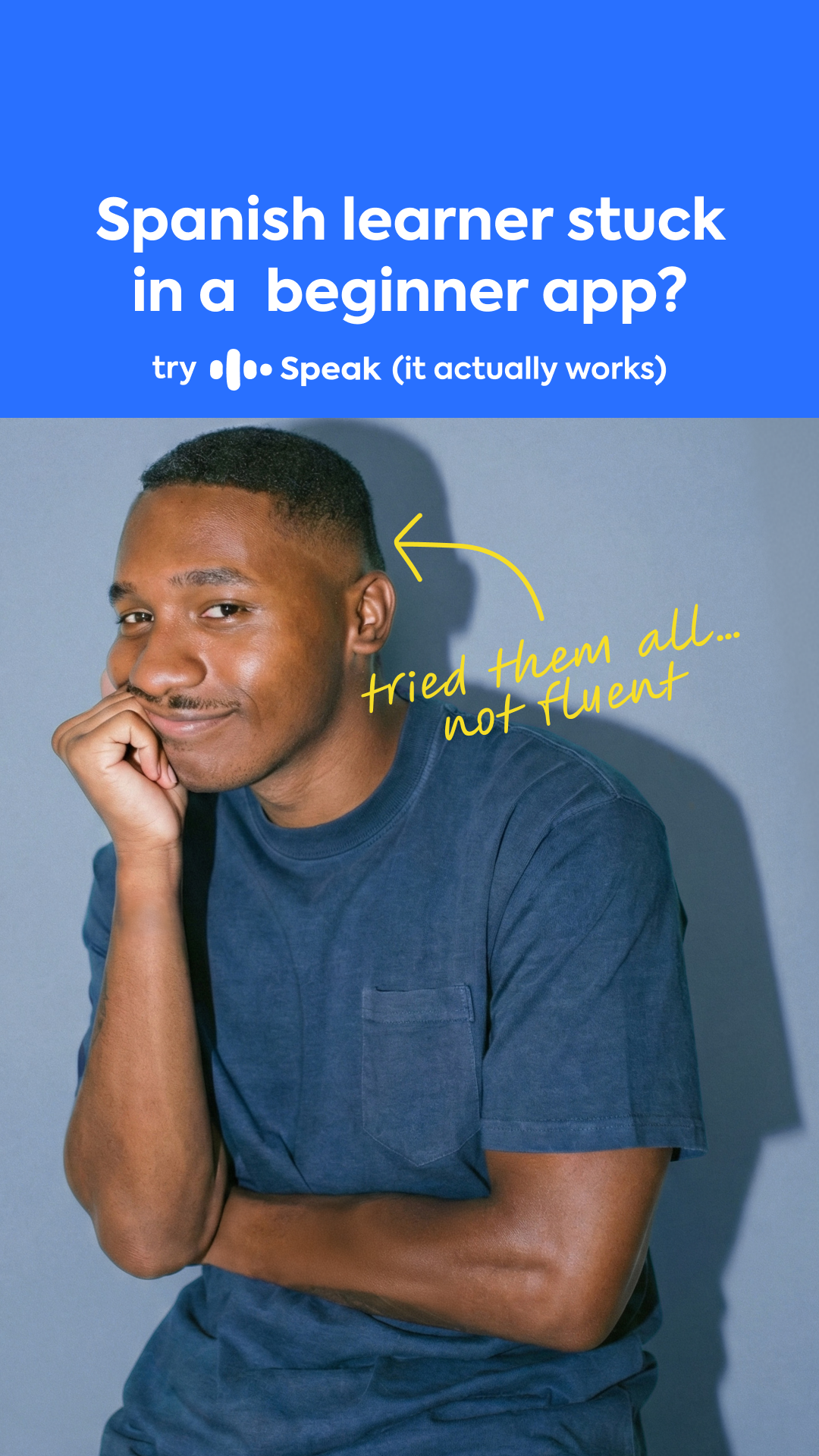 Speak Facebook ad