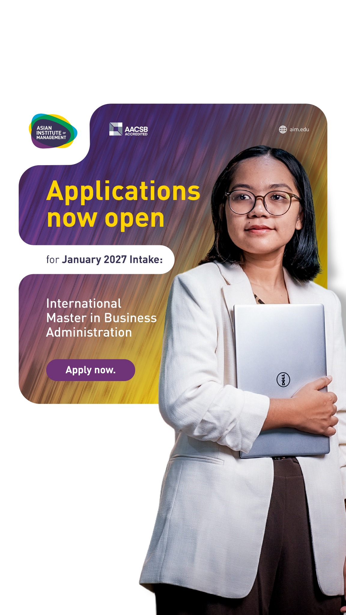 Asian Institute of Management Facebook ad