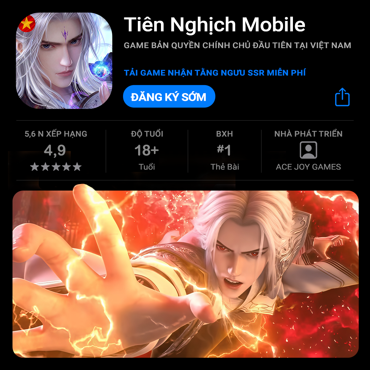 Tiên Nghịch Mobile - JoyGames Facebook ad