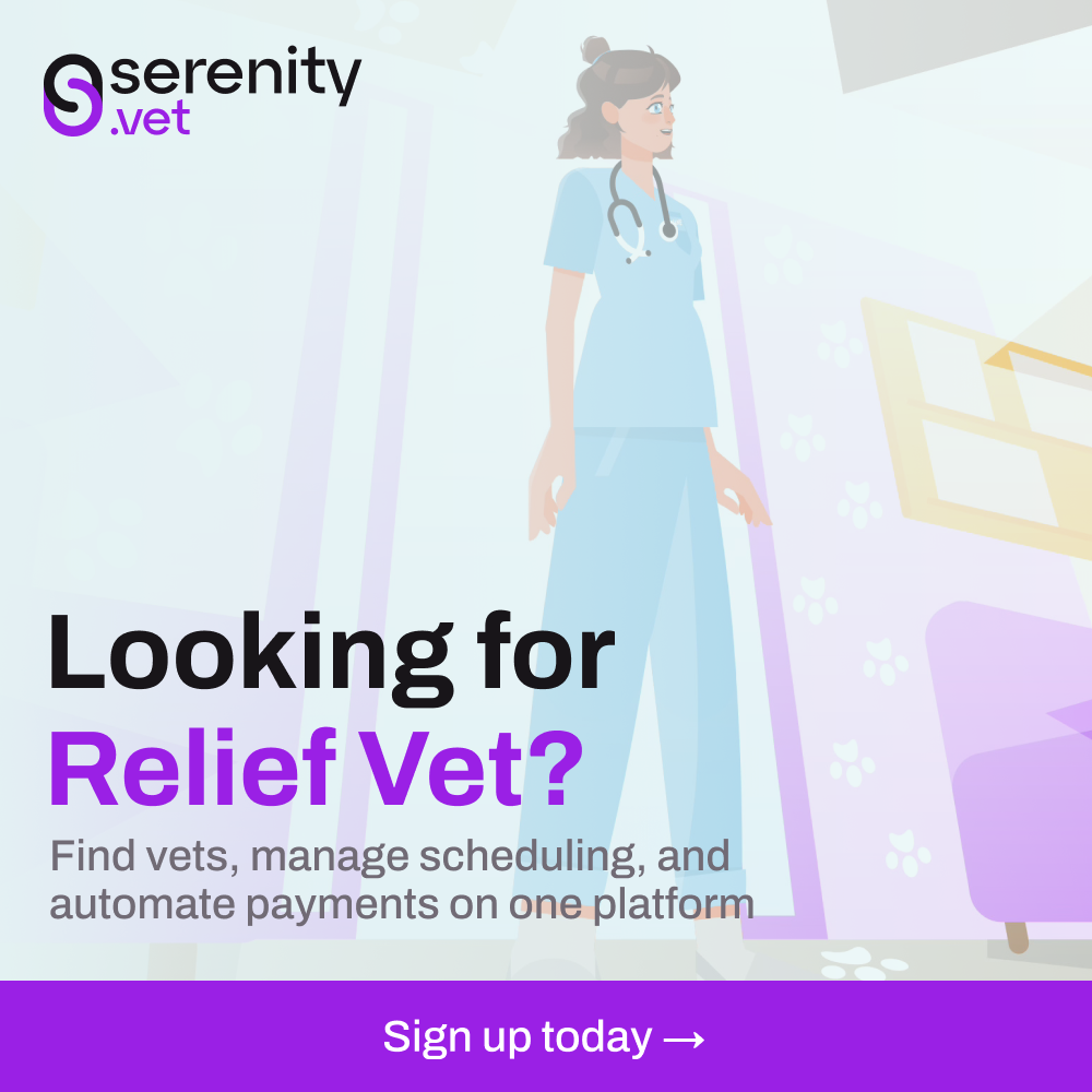 Serenity Vet Facebook ad: Relief Work with Financial Clarity