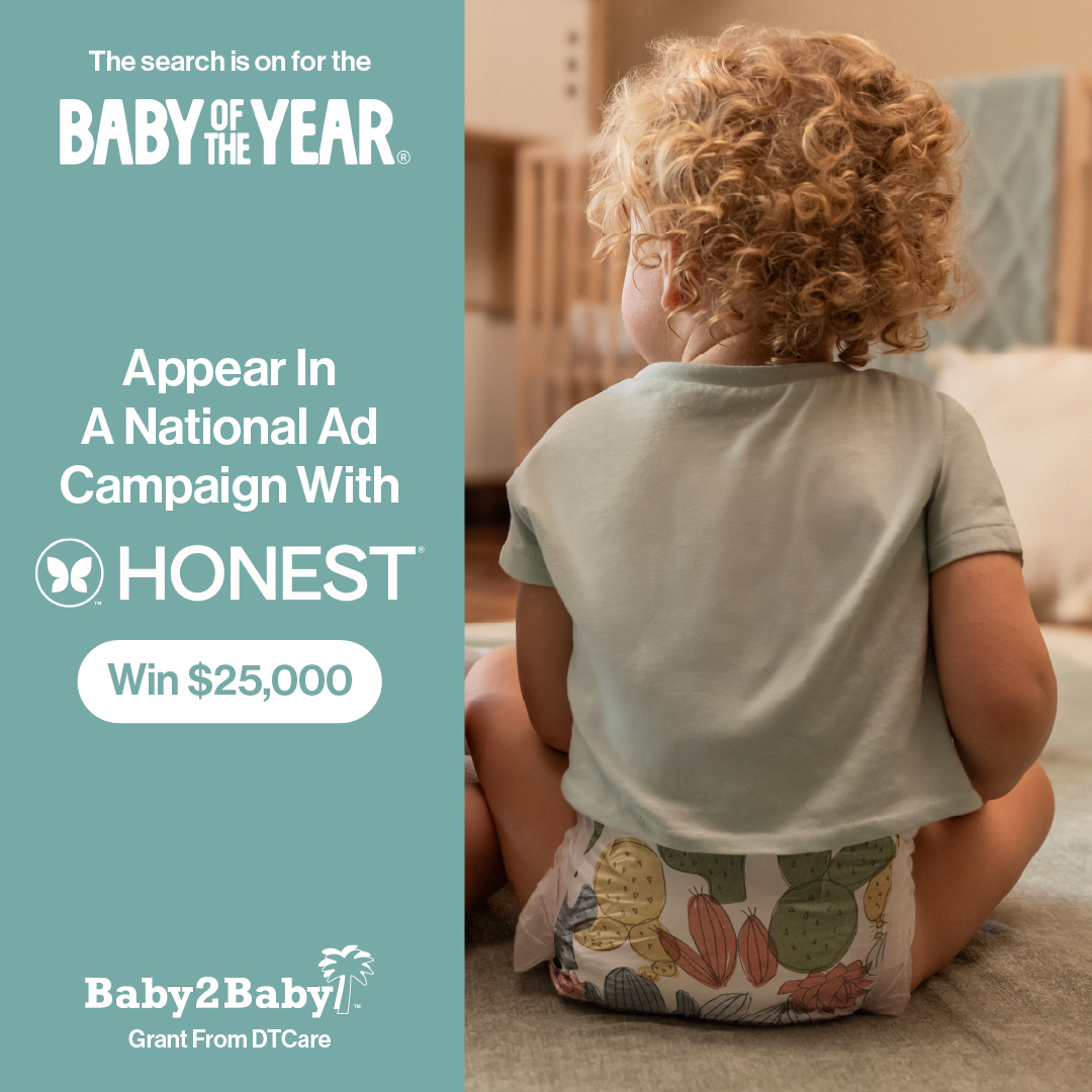 The Honest Company Facebook ad: Your little one could win BIG!