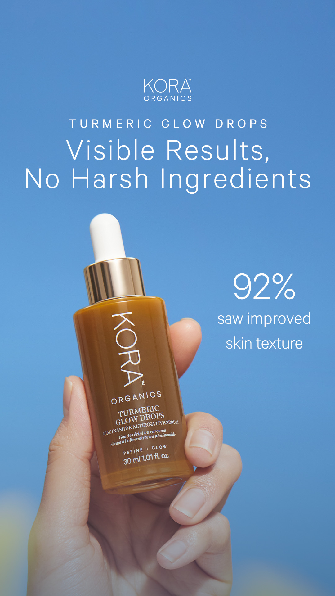 KORA Organics Facebook ad
