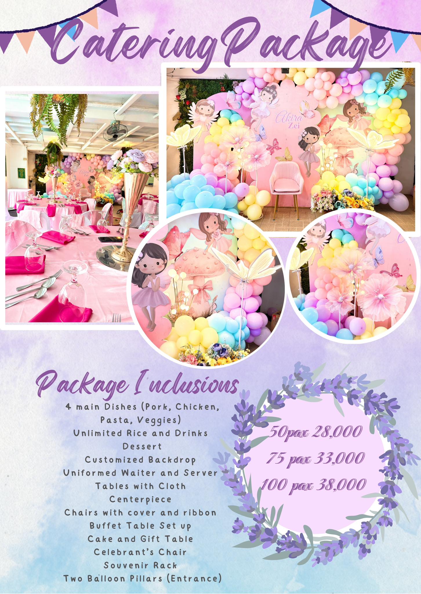 722 Catering Service Facebook ad