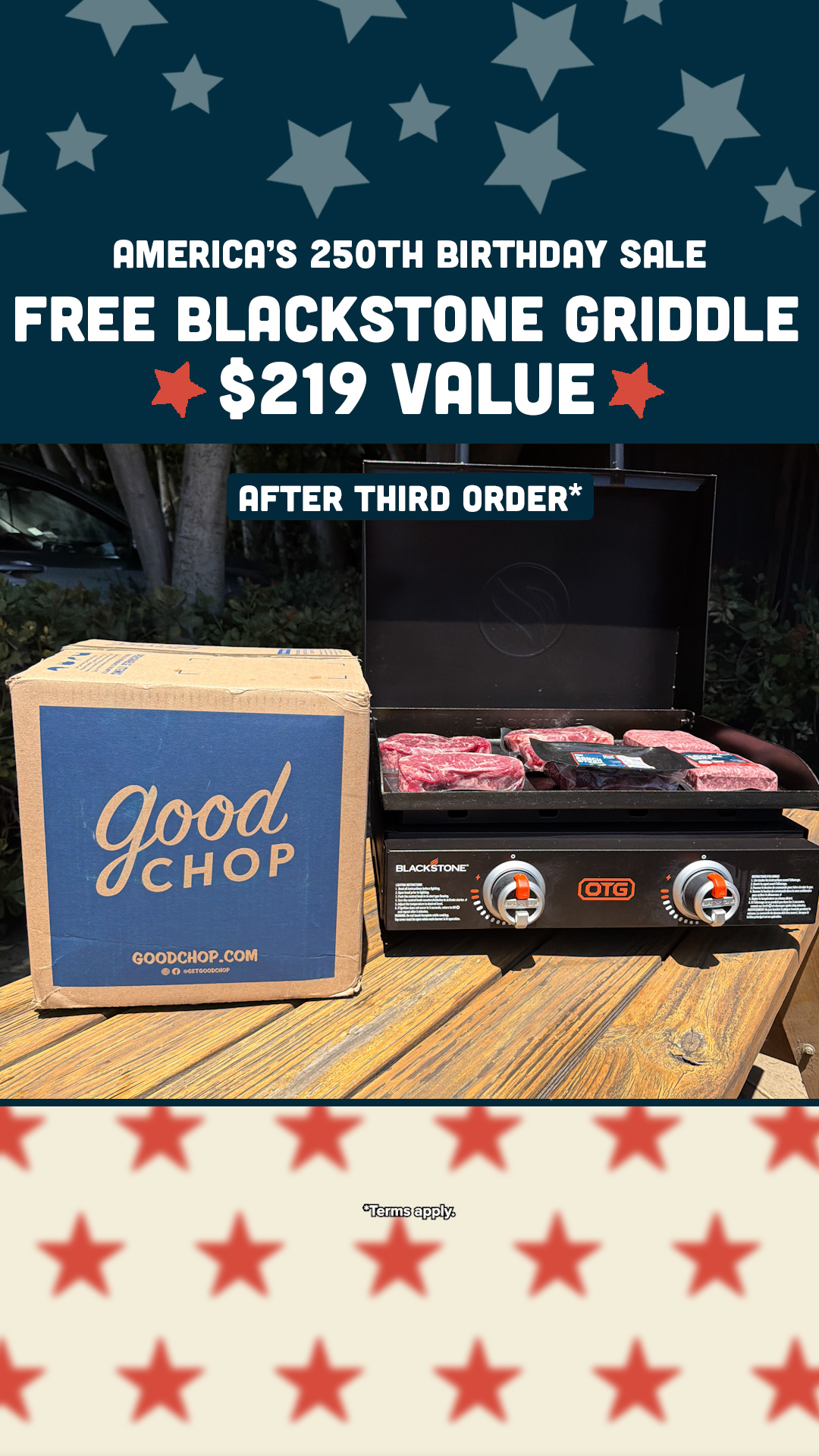 GoodChop Facebook ad