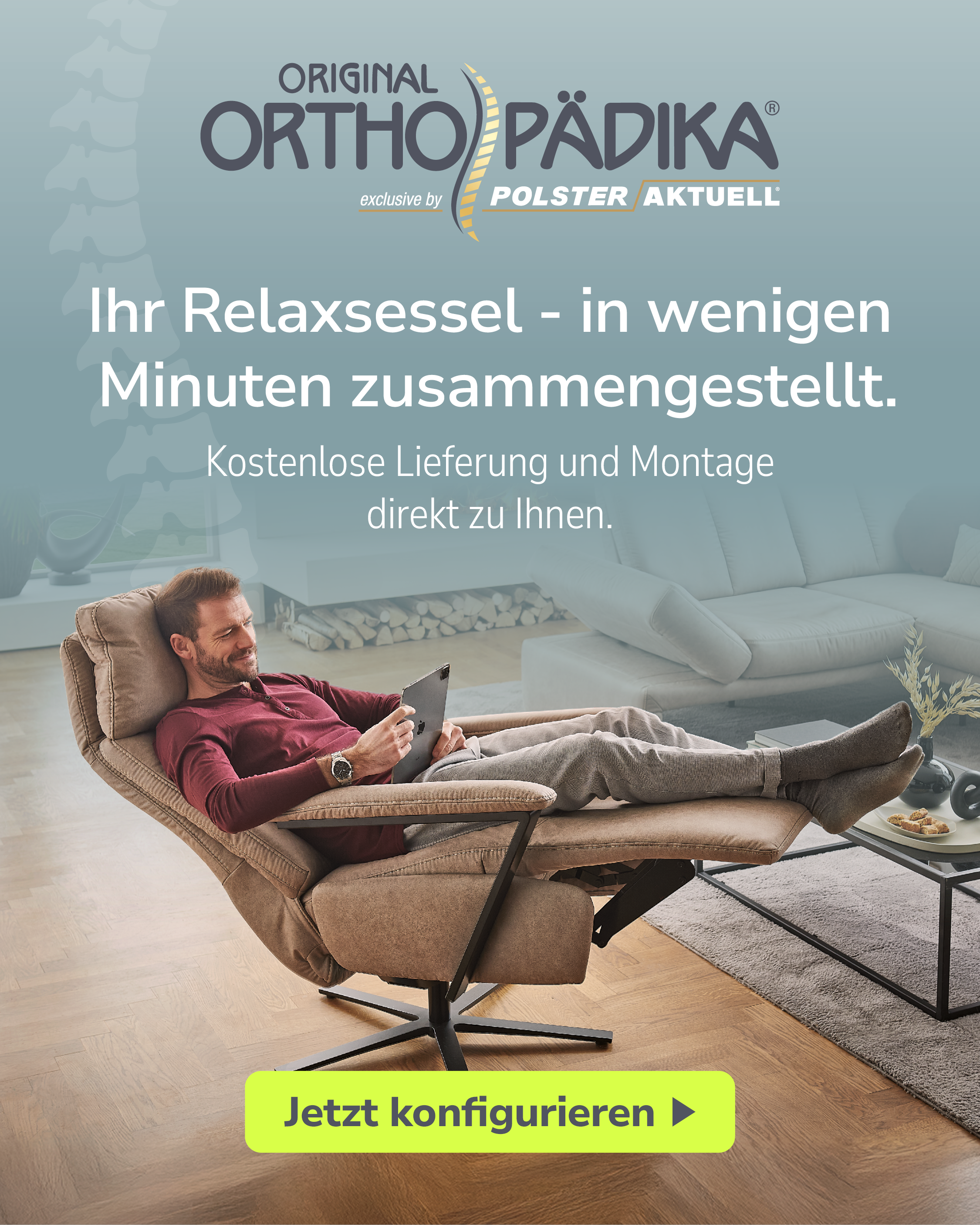 Orthopädika Facebook ad: Ihr Rücken wird es lieben!