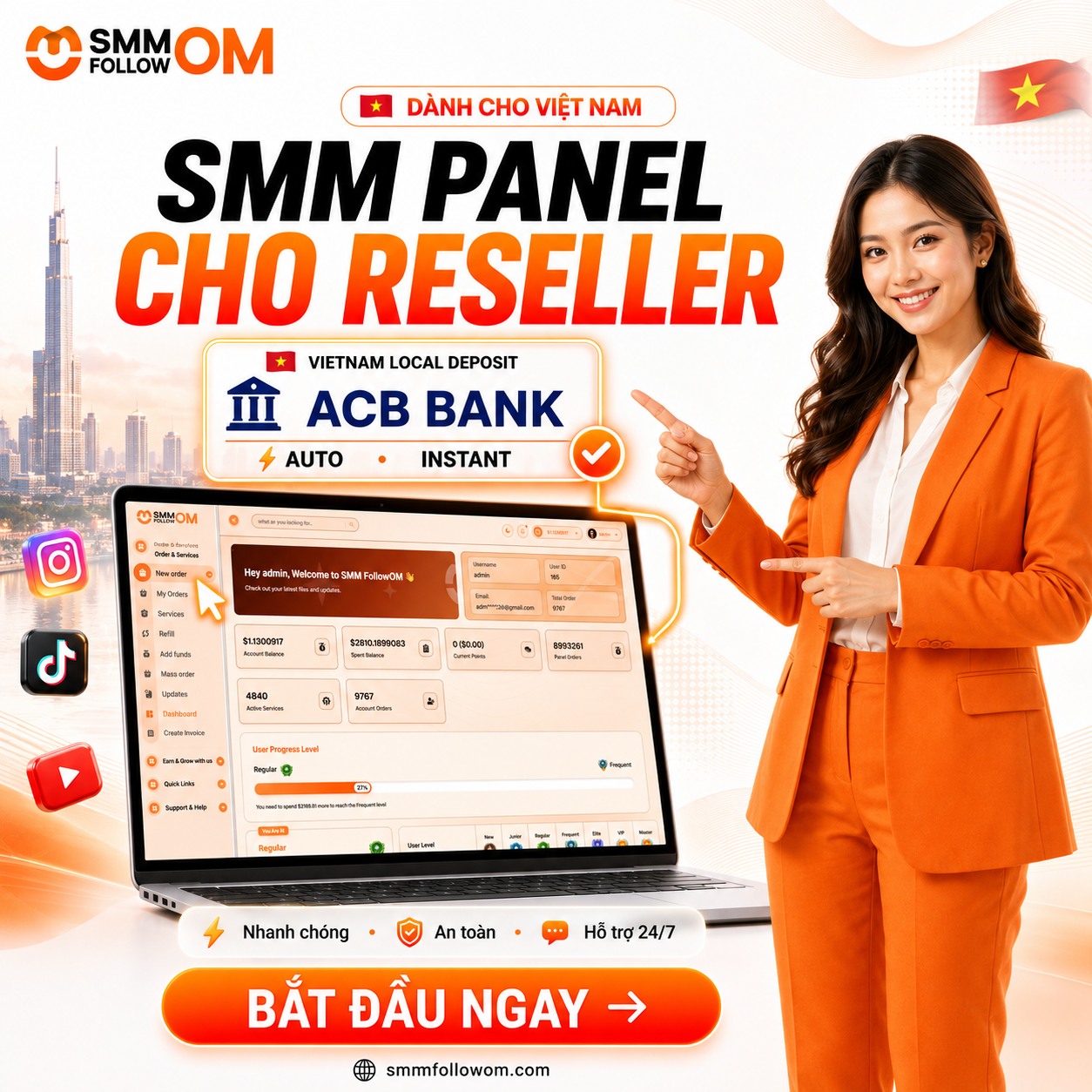 smmfollowom.com Facebook ad: Best & Cheapest Wholesale SMM Panel Services Provider