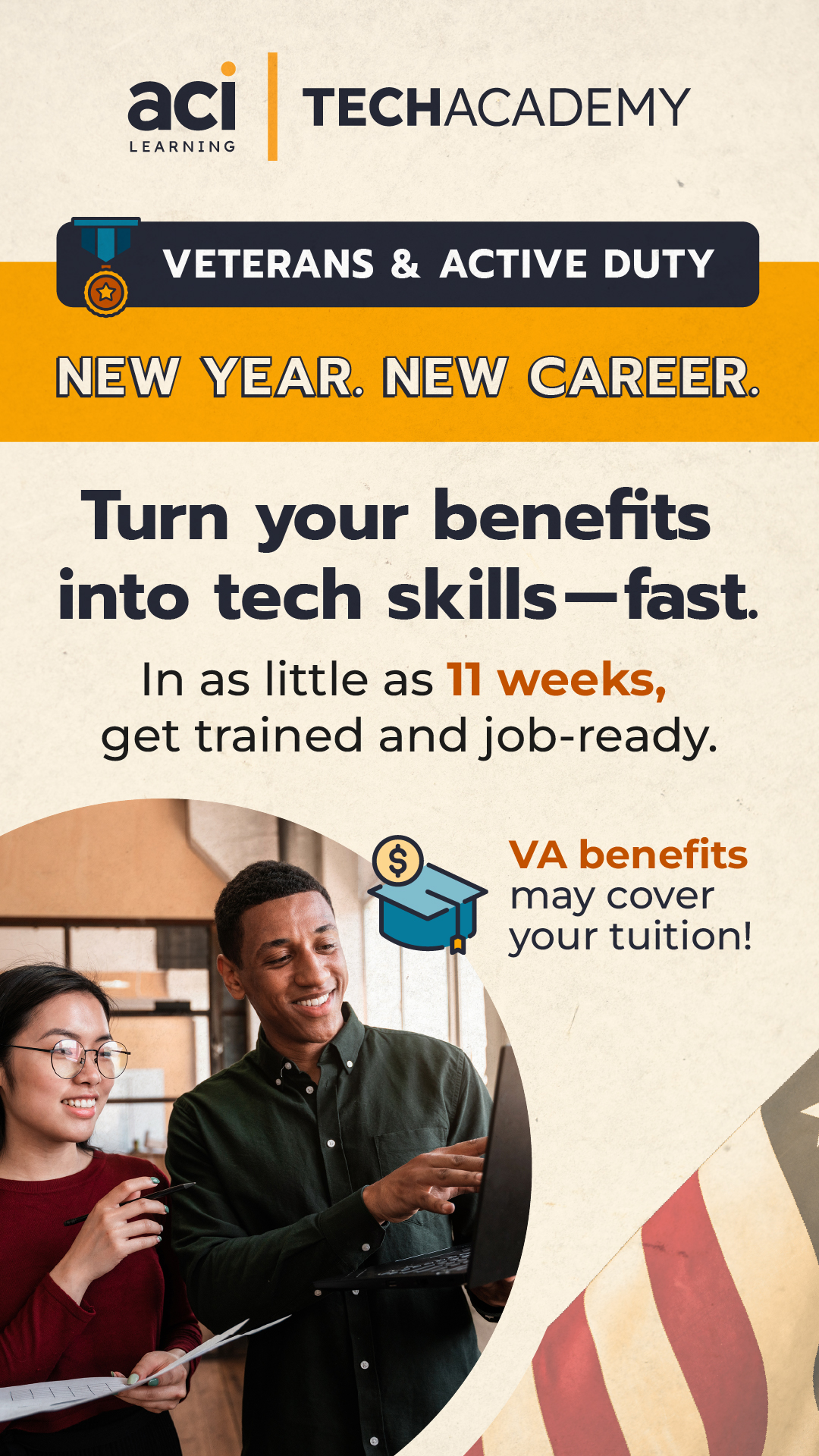 ACI Learning Tech Academy Facebook ad