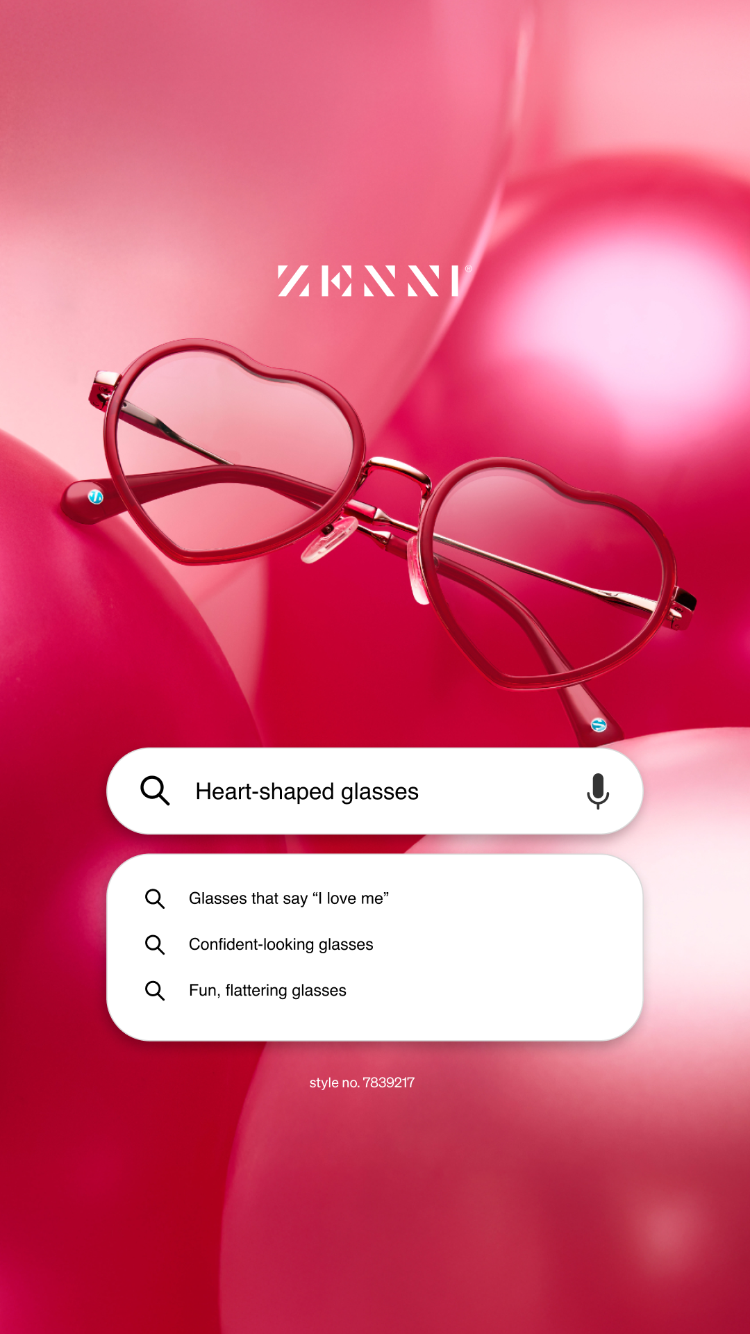 Zenni Optical Facebook ad