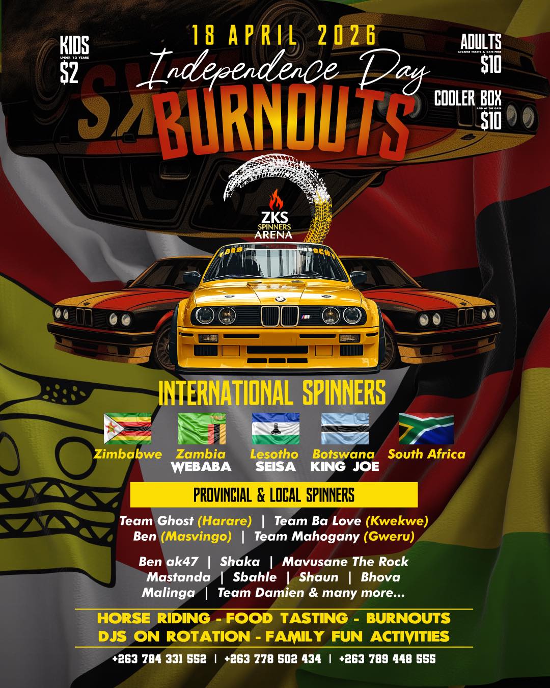 ZKS Spinners Arena Facebook ad: As promised this year we bring nothing but…