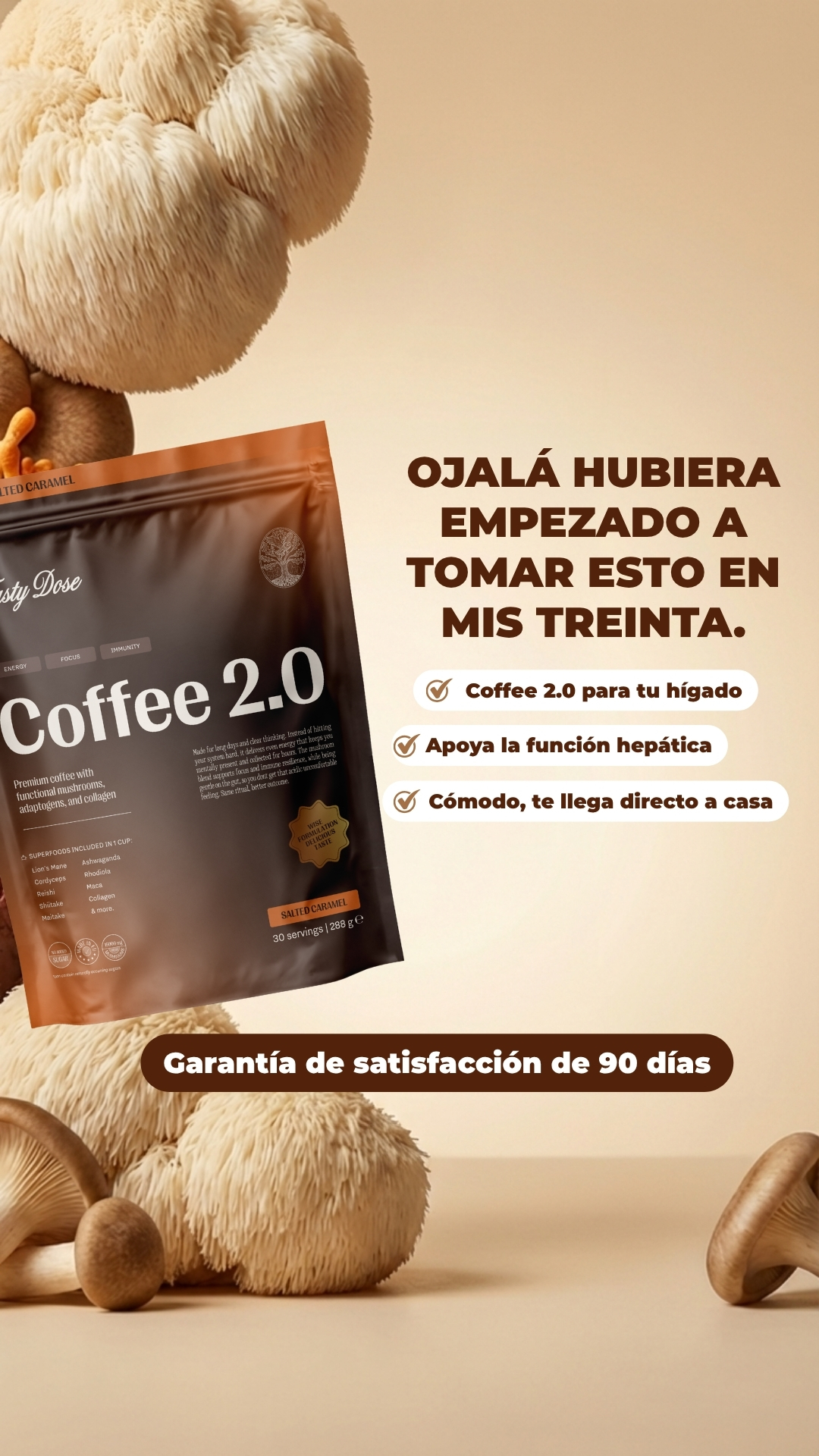 Coffee 2.0 Facebook ad: Sírvete una mejor taza de café