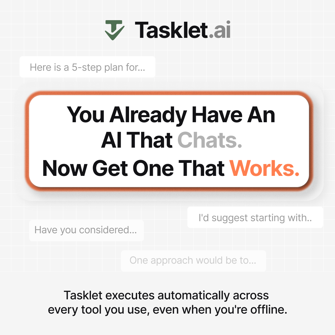 Tasklet Facebook ad