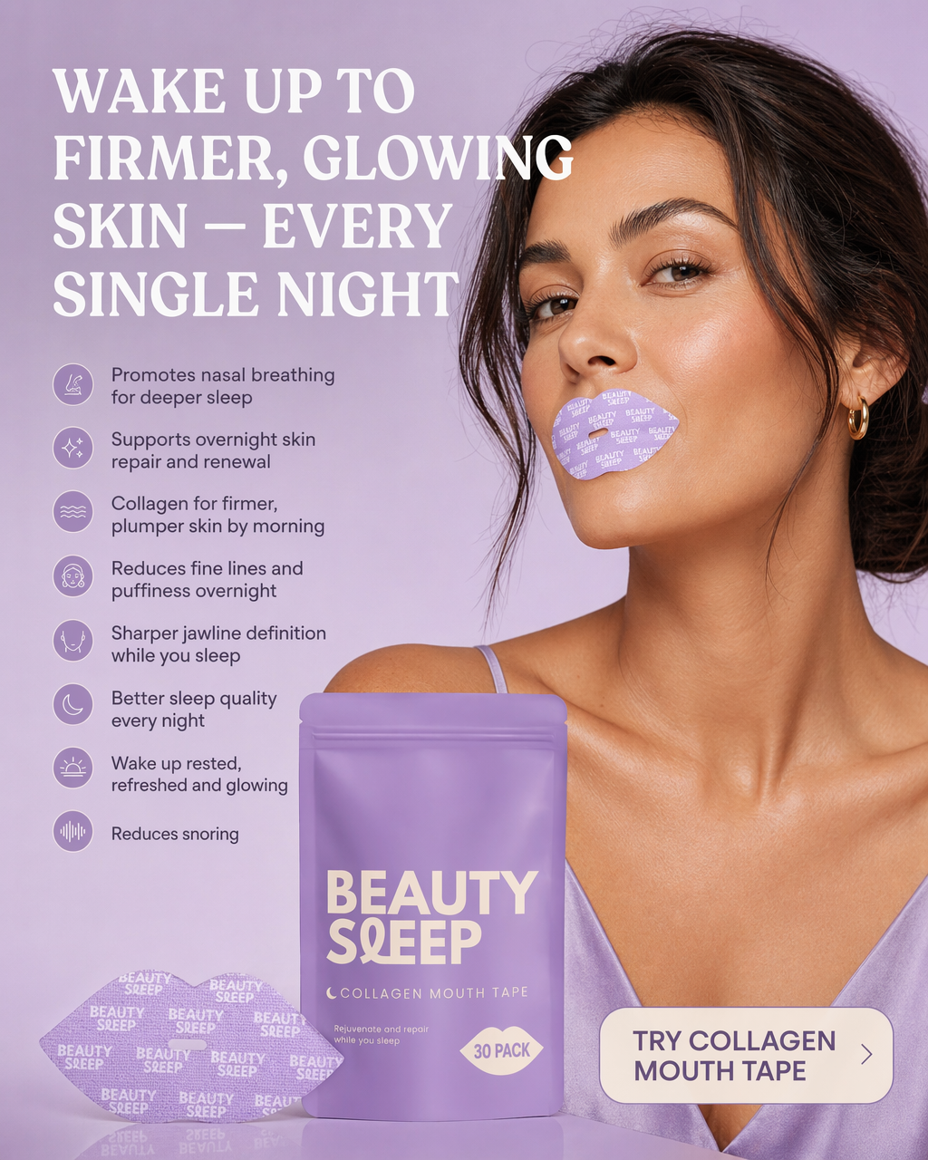 Beauty Sleep Facebook ad