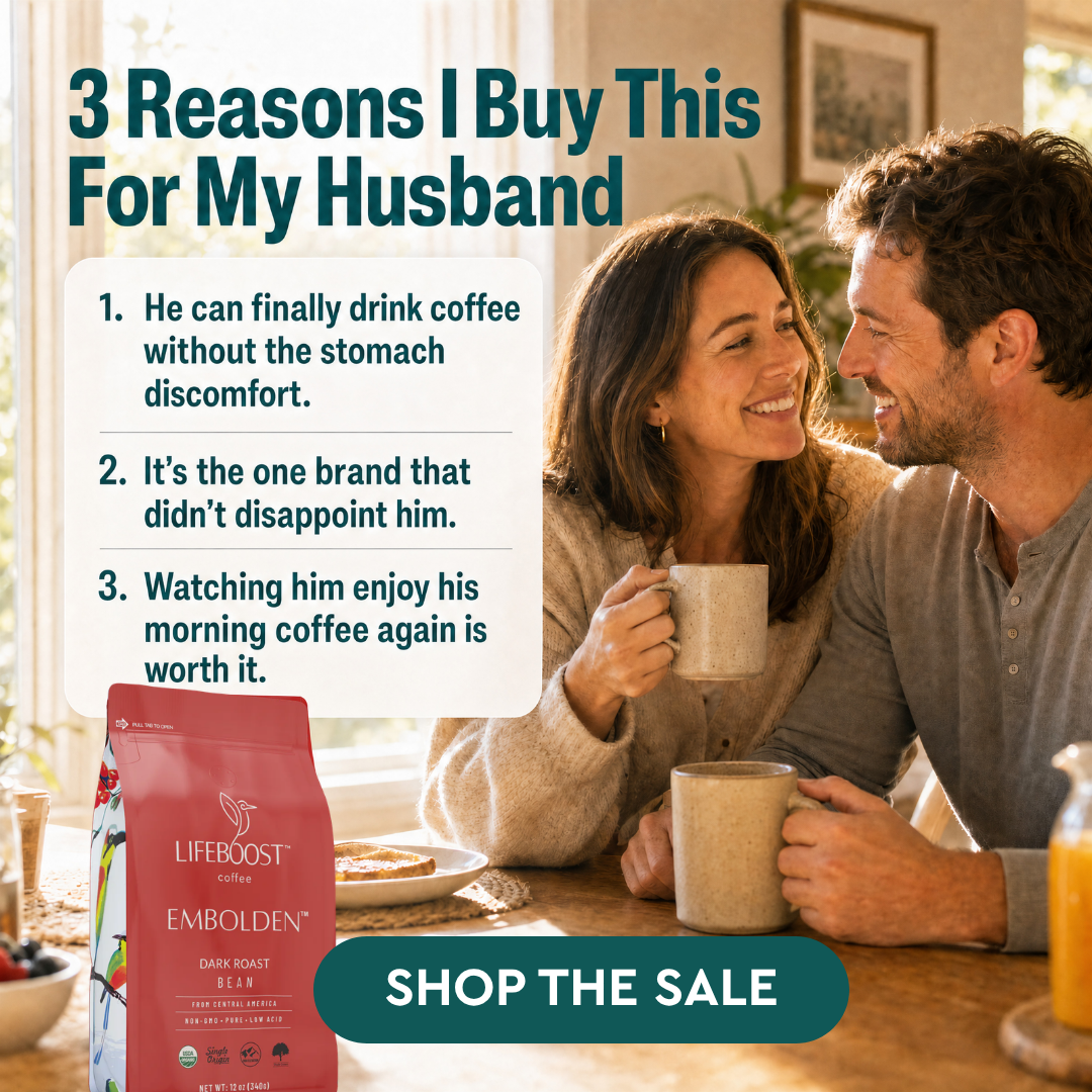 Lifeboost Coffee Facebook ad