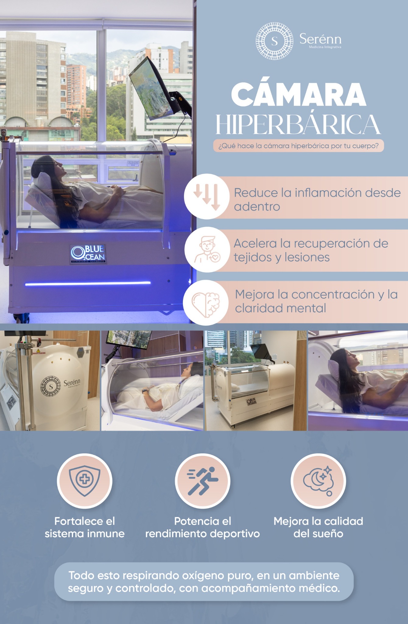 Serénn Medicina Integrativa Facebook ad: Chatea con nosotros
