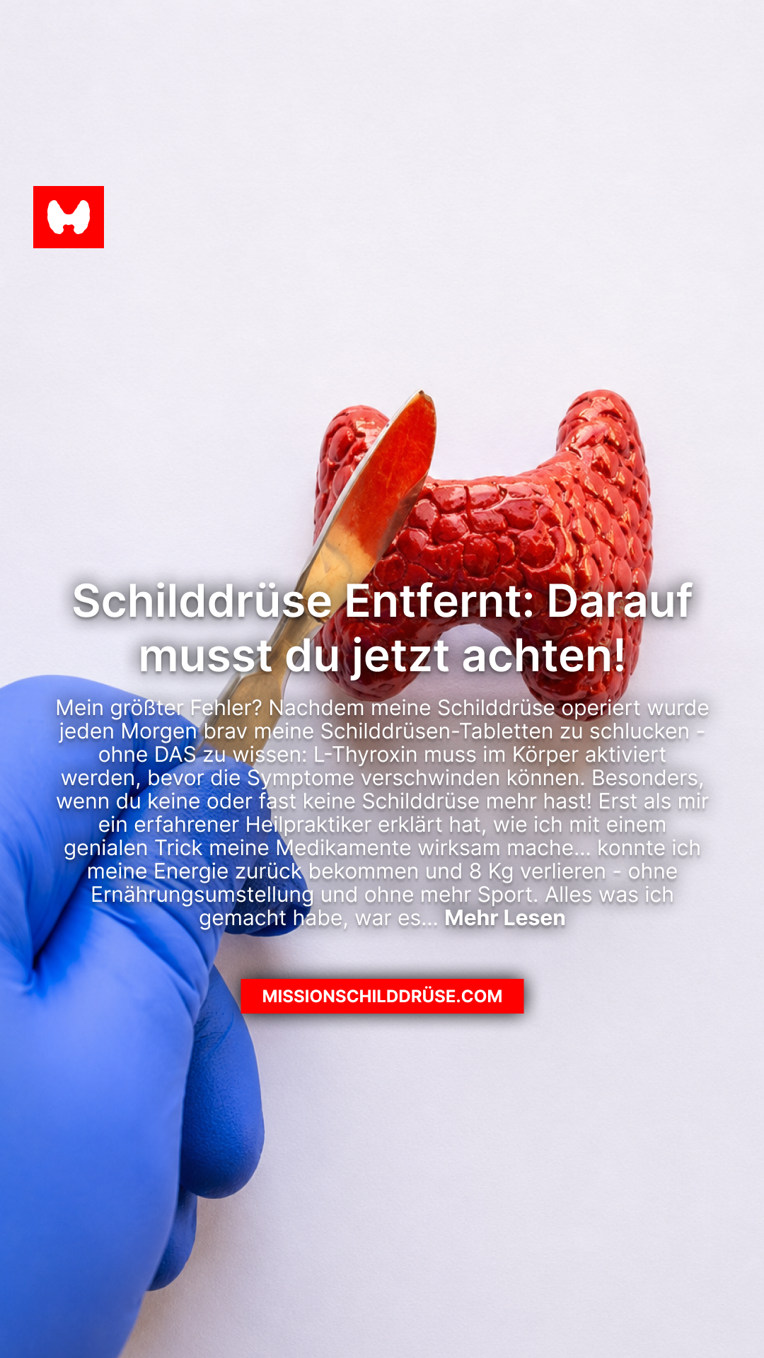 Mission Schilddrüse Facebook ad
