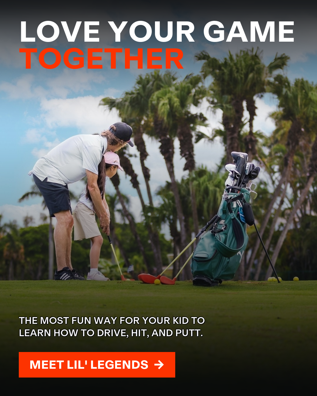 Performance Golf Facebook ad