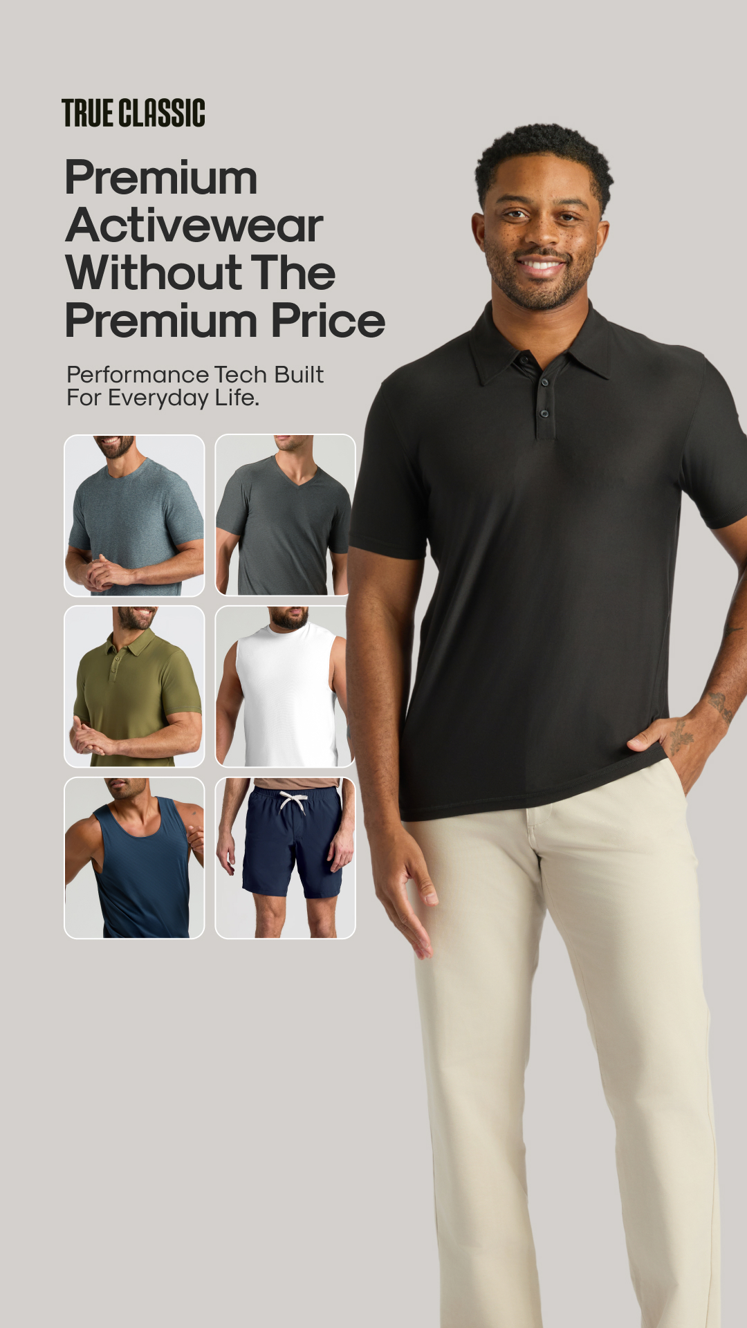 True Classic Facebook ad