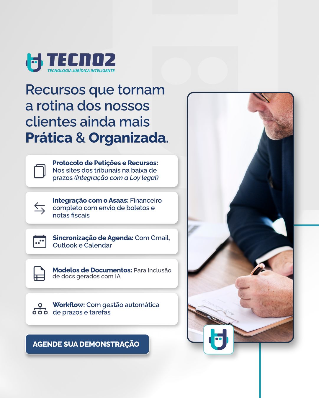 Tecno2 - Tecnologia Jurídica Inteligente Facebook ad from Mar 31, 2026