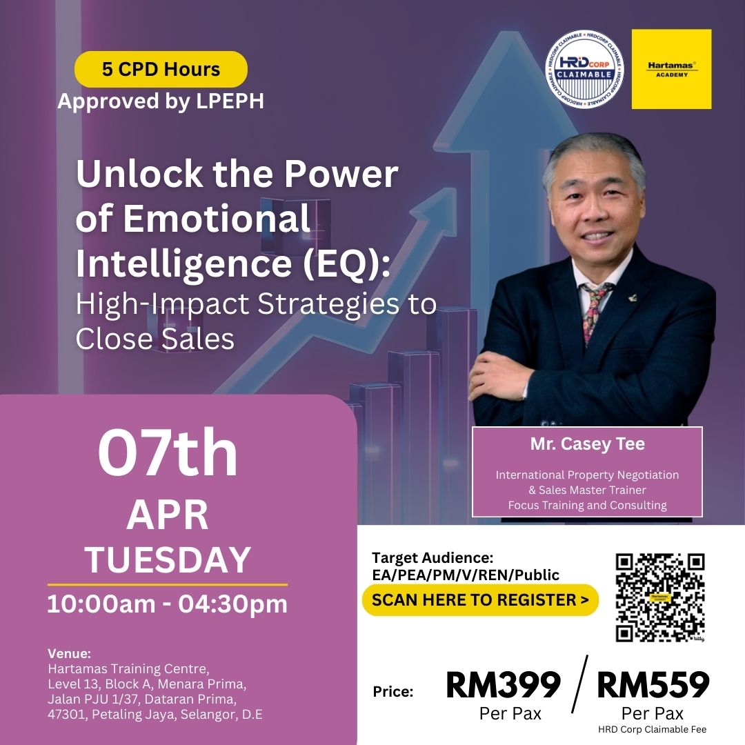 Hartamas Academy Facebook ad: Unlock the Power of Emotional Intelligence (EQ)…