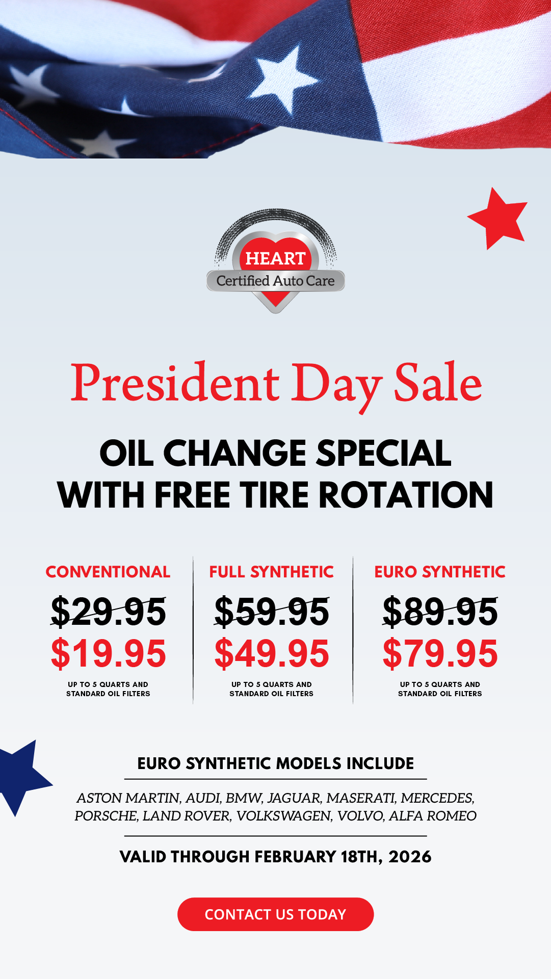 HEART Certified Auto Care Facebook ad